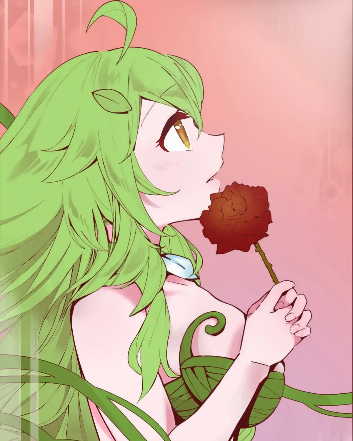 Shokubutsu Monster Musume Nikki ~Seijo datta Watashi ga Uragirareta Hate ni Aruraune ni Tensei Shite Shimatta node, kore kara wa Kougousei wo Shinagara Shizuka ni Shokubutsu Life wo Sugoshimasu~ Chapter 19 page 71