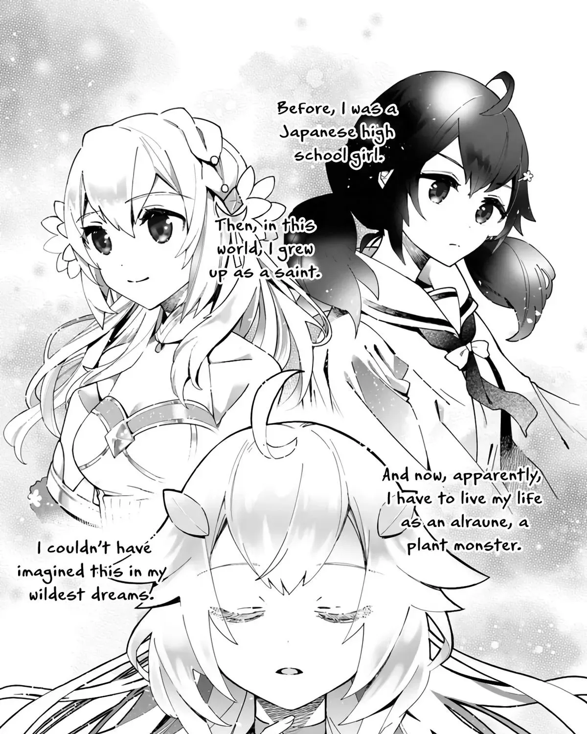 Shokubutsu Monster Musume Nikki ~Seijo datta Watashi ga Uragirareta Hate ni Aruraune ni Tensei Shite Shimatta node, kore kara wa Kougousei wo Shinagara Shizuka ni Shokubutsu Life wo Sugoshimasu~ Chapter 2 page 3