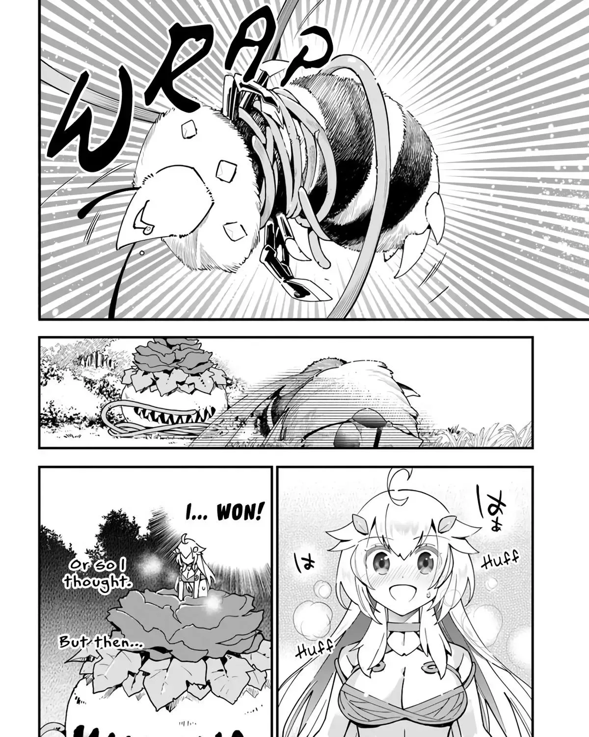 Shokubutsu Monster Musume Nikki ~Seijo datta Watashi ga Uragirareta Hate ni Aruraune ni Tensei Shite Shimatta node, kore kara wa Kougousei wo Shinagara Shizuka ni Shokubutsu Life wo Sugoshimasu~ Chapter 2 page 37