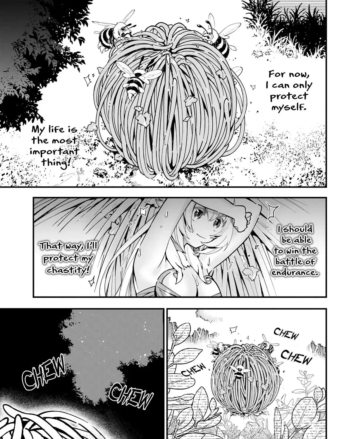 Shokubutsu Monster Musume Nikki ~Seijo datta Watashi ga Uragirareta Hate ni Aruraune ni Tensei Shite Shimatta node, kore kara wa Kougousei wo Shinagara Shizuka ni Shokubutsu Life wo Sugoshimasu~ Chapter 2 page 43