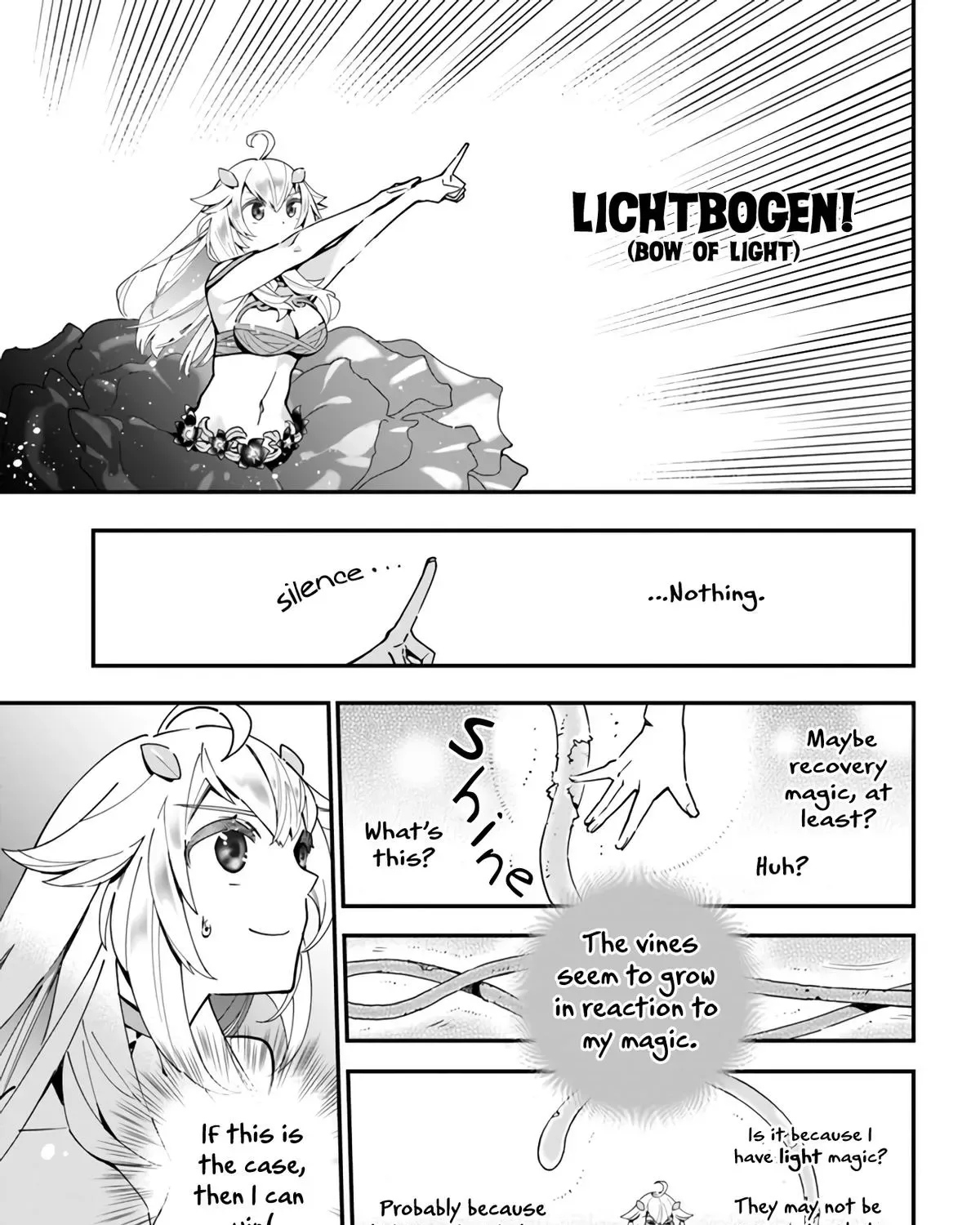 Shokubutsu Monster Musume Nikki ~Seijo datta Watashi ga Uragirareta Hate ni Aruraune ni Tensei Shite Shimatta node, kore kara wa Kougousei wo Shinagara Shizuka ni Shokubutsu Life wo Sugoshimasu~ Chapter 2 page 31