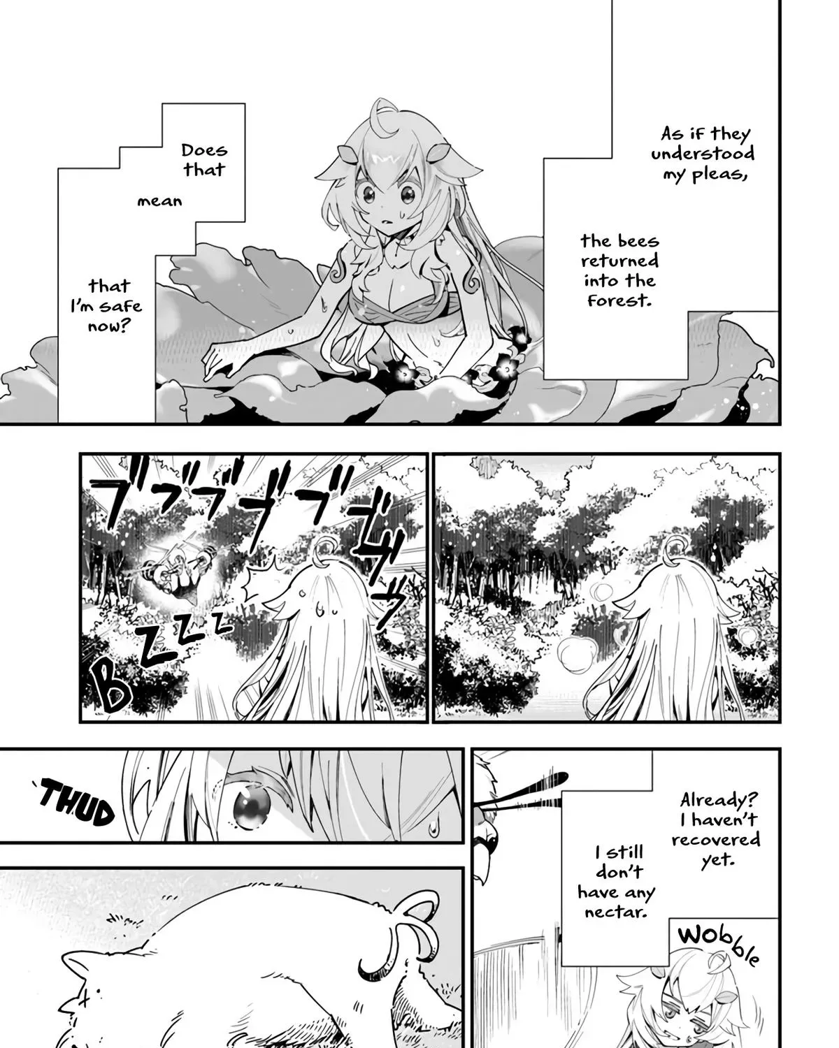 Shokubutsu Monster Musume Nikki ~Seijo datta Watashi ga Uragirareta Hate ni Aruraune ni Tensei Shite Shimatta node, kore kara wa Kougousei wo Shinagara Shizuka ni Shokubutsu Life wo Sugoshimasu~ Chapter 2 page 59