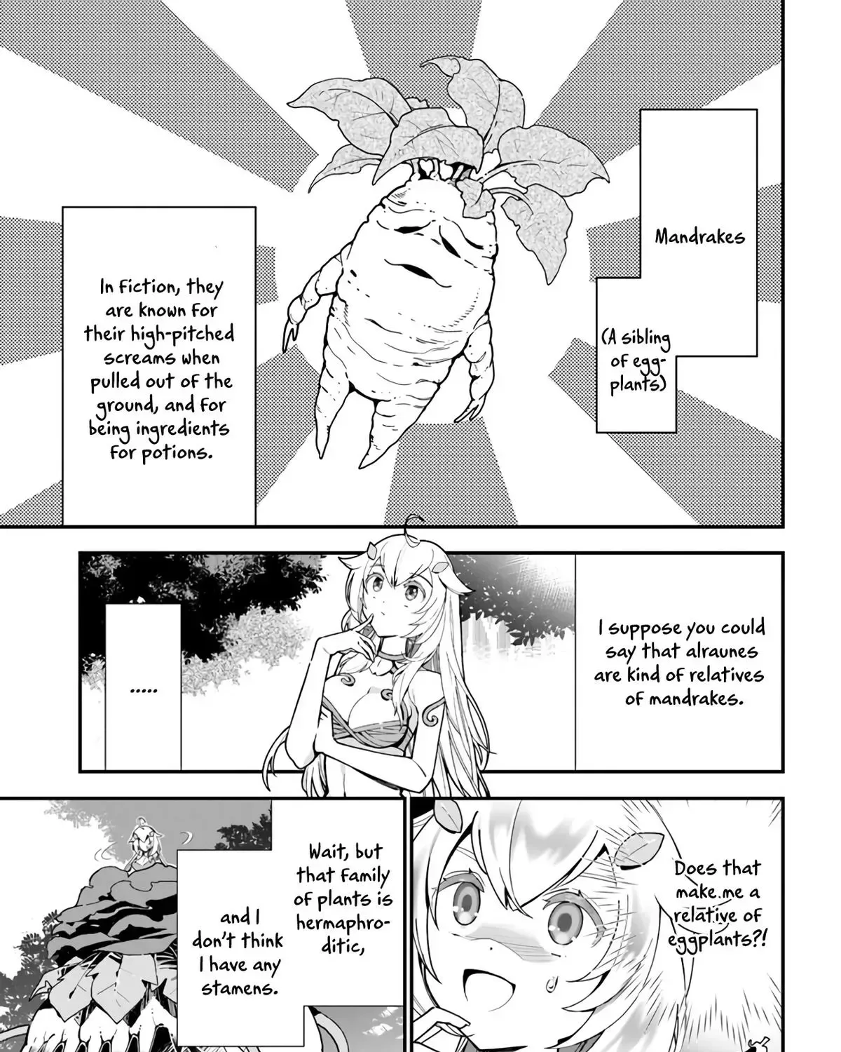 Shokubutsu Monster Musume Nikki ~Seijo datta Watashi ga Uragirareta Hate ni Aruraune ni Tensei Shite Shimatta node, kore kara wa Kougousei wo Shinagara Shizuka ni Shokubutsu Life wo Sugoshimasu~ Chapter 2 page 11