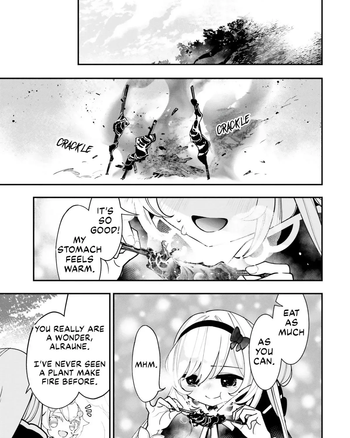 Shokubutsu Monster Musume Nikki ~Seijo datta Watashi ga Uragirareta Hate ni Aruraune ni Tensei Shite Shimatta node, kore kara wa Kougousei wo Shinagara Shizuka ni Shokubutsu Life wo Sugoshimasu~ Chapter 20 page 50