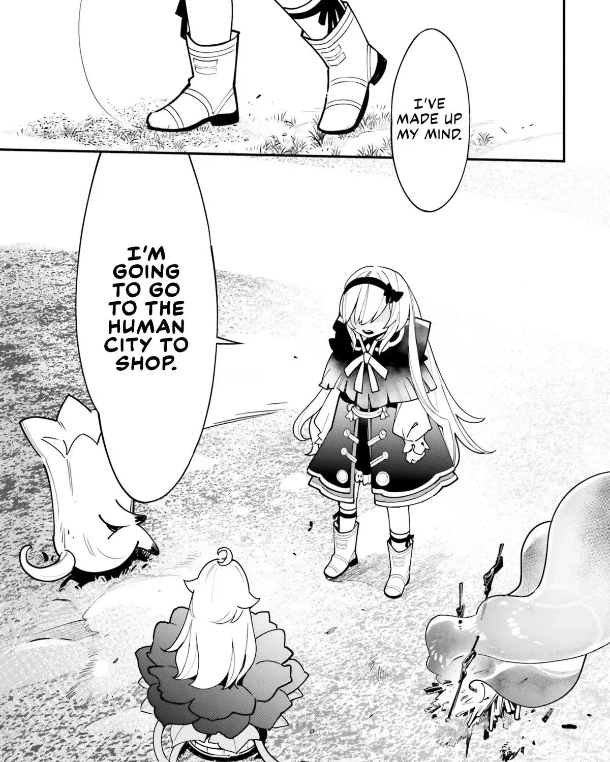 Shokubutsu Monster Musume Nikki ~Seijo datta Watashi ga Uragirareta Hate ni Aruraune ni Tensei Shite Shimatta node, kore kara wa Kougousei wo Shinagara Shizuka ni Shokubutsu Life wo Sugoshimasu~ Chapter 20 page 54