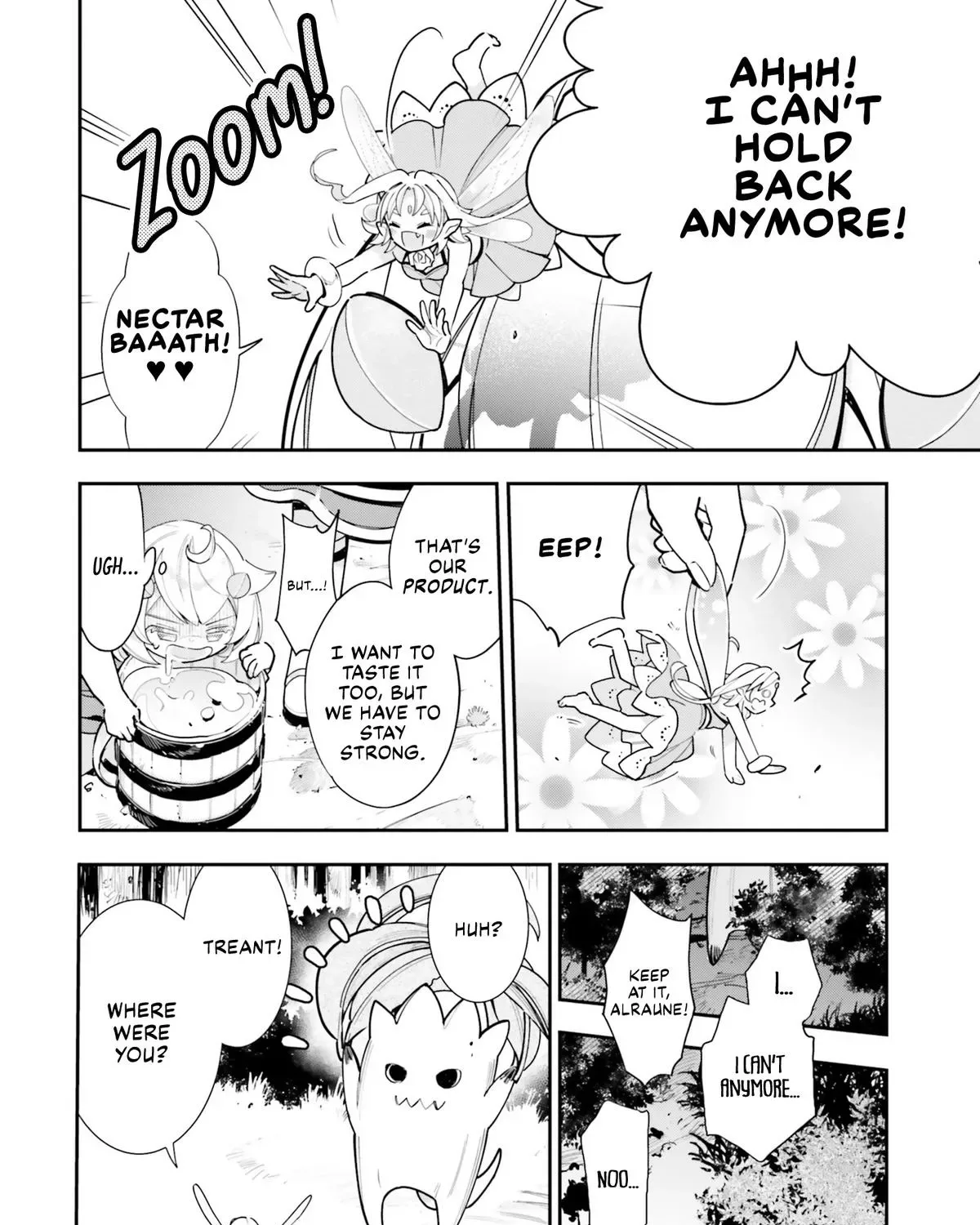 Shokubutsu Monster Musume Nikki ~Seijo datta Watashi ga Uragirareta Hate ni Aruraune ni Tensei Shite Shimatta node, kore kara wa Kougousei wo Shinagara Shizuka ni Shokubutsu Life wo Sugoshimasu~ Chapter 21 page 8