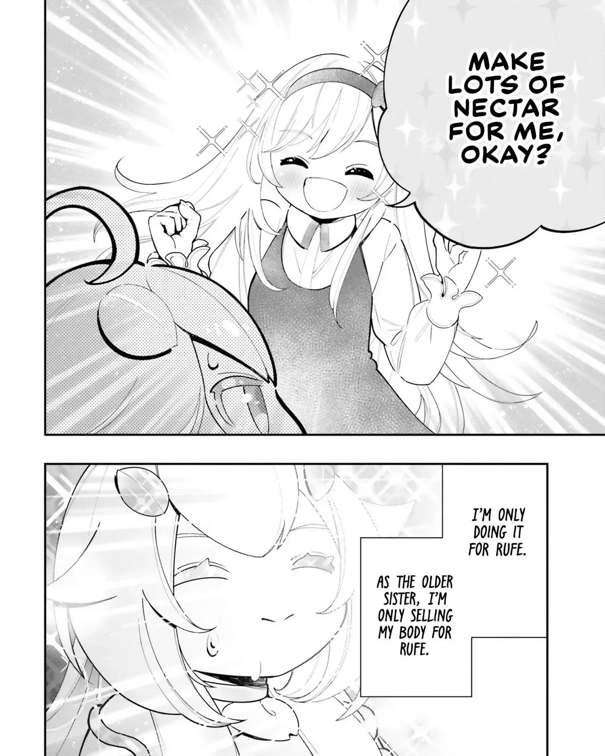 Shokubutsu Monster Musume Nikki ~Seijo datta Watashi ga Uragirareta Hate ni Aruraune ni Tensei Shite Shimatta node, kore kara wa Kougousei wo Shinagara Shizuka ni Shokubutsu Life wo Sugoshimasu~ Chapter 21 page 56