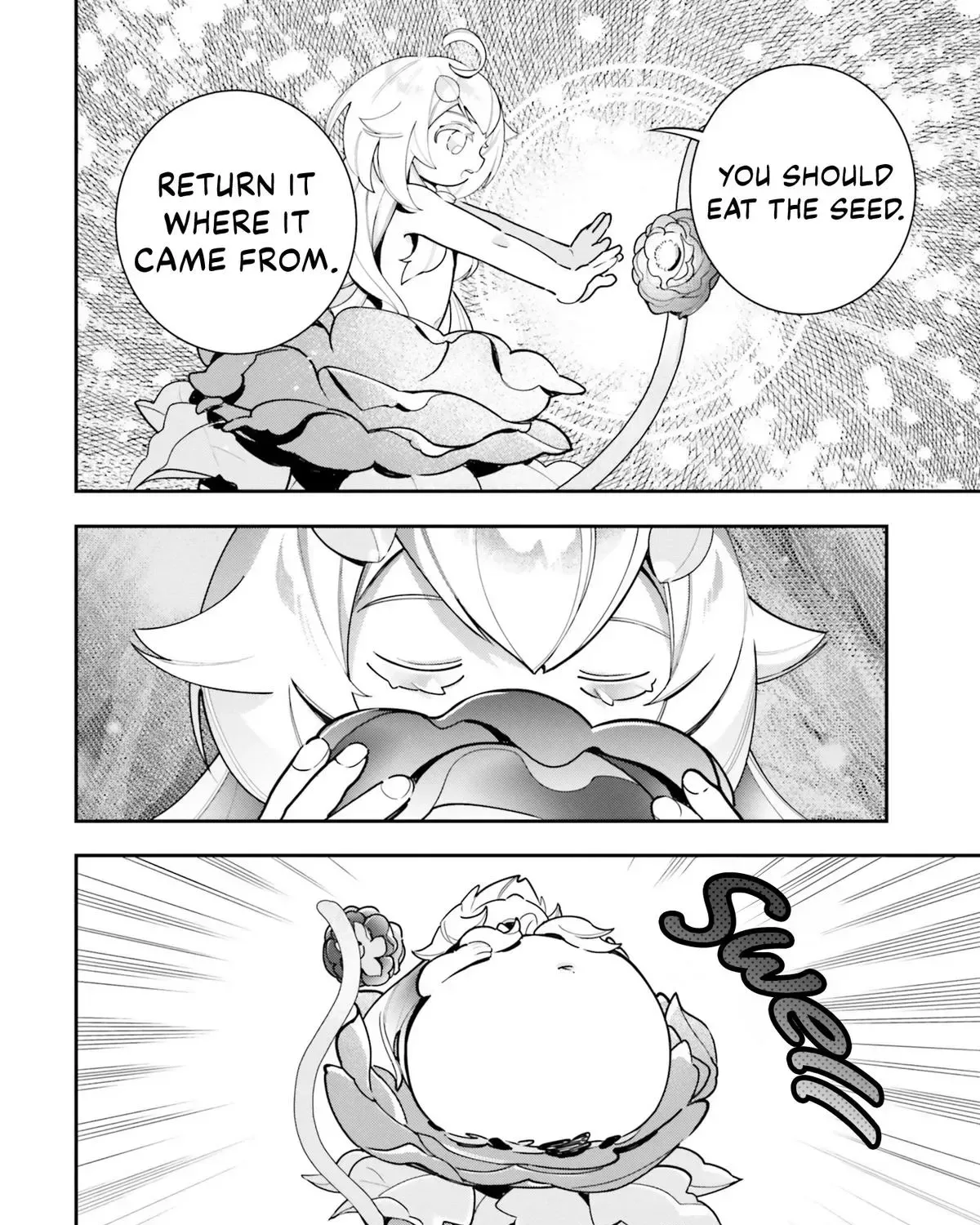Shokubutsu Monster Musume Nikki ~Seijo datta Watashi ga Uragirareta Hate ni Aruraune ni Tensei Shite Shimatta node, kore kara wa Kougousei wo Shinagara Shizuka ni Shokubutsu Life wo Sugoshimasu~ Chapter 22 page 32