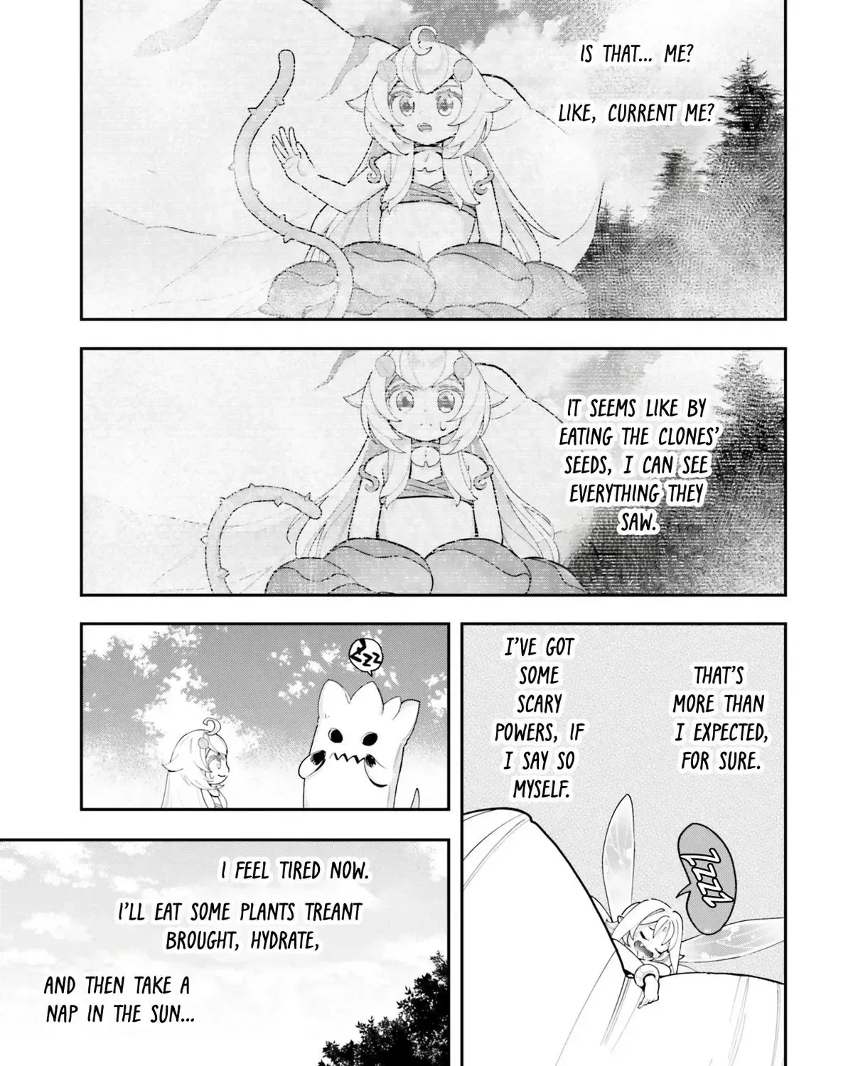 Shokubutsu Monster Musume Nikki ~Seijo datta Watashi ga Uragirareta Hate ni Aruraune ni Tensei Shite Shimatta node, kore kara wa Kougousei wo Shinagara Shizuka ni Shokubutsu Life wo Sugoshimasu~ Chapter 22 page 38