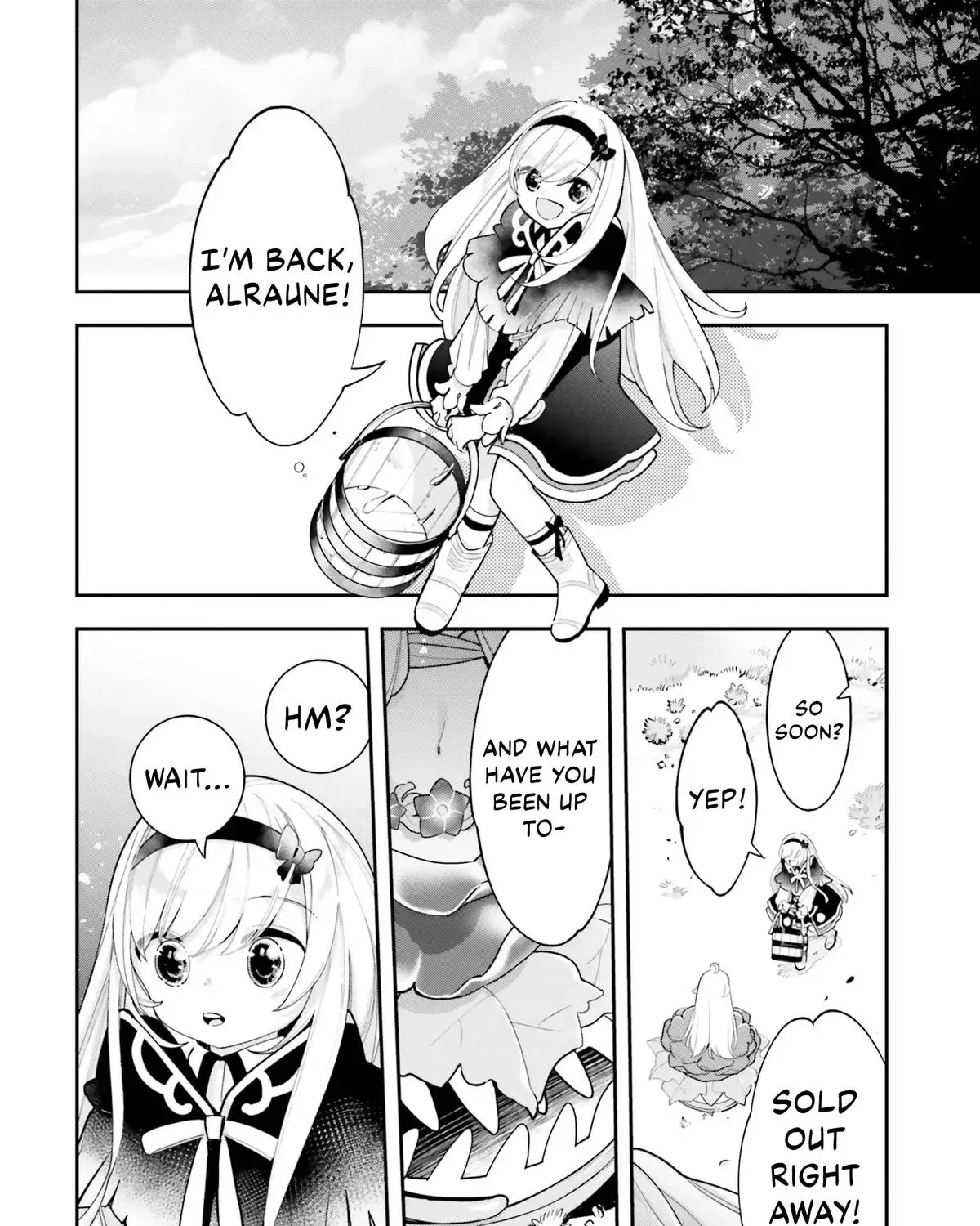 Shokubutsu Monster Musume Nikki ~Seijo datta Watashi ga Uragirareta Hate ni Aruraune ni Tensei Shite Shimatta node, kore kara wa Kougousei wo Shinagara Shizuka ni Shokubutsu Life wo Sugoshimasu~ Chapter 22 page 40