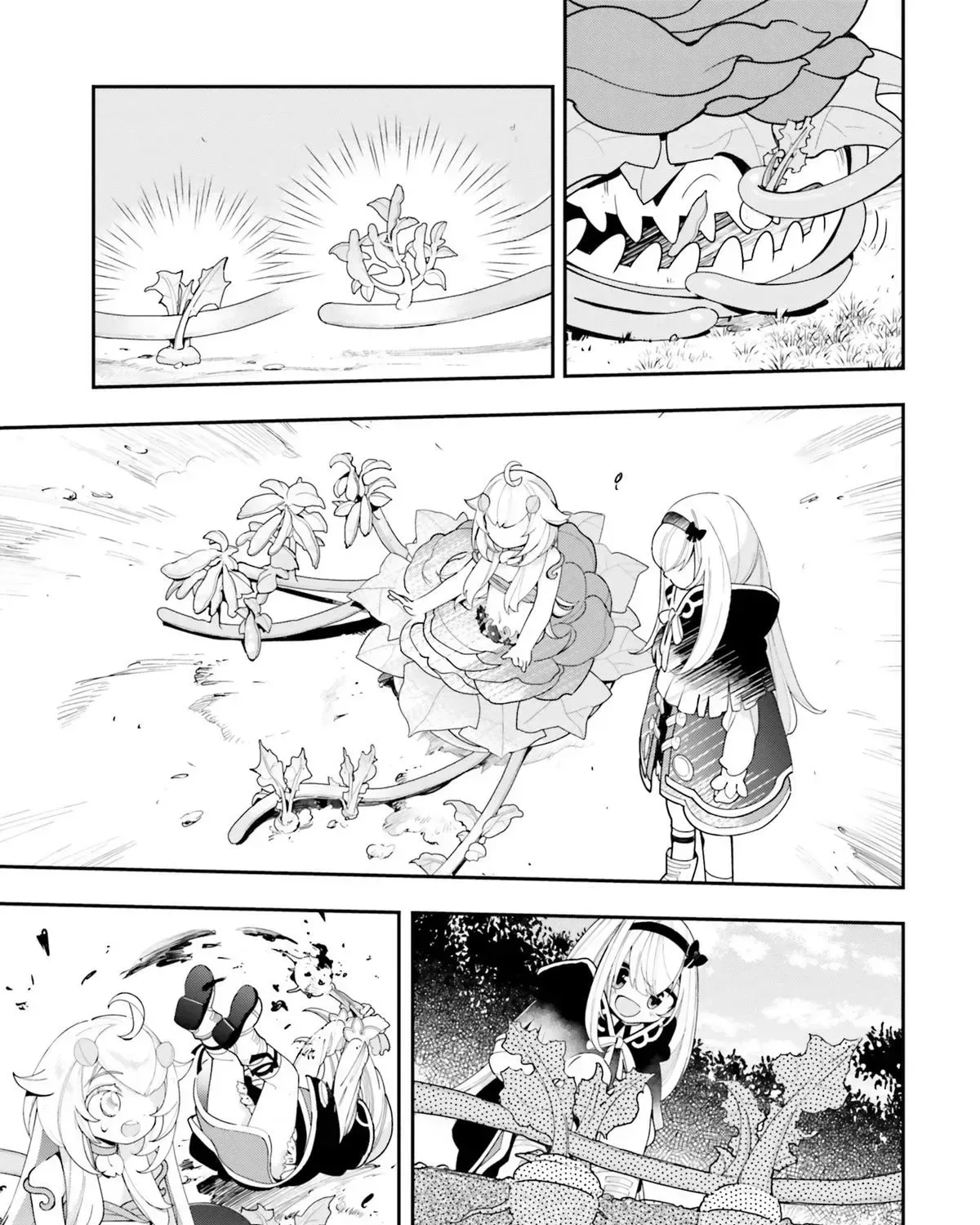 Shokubutsu Monster Musume Nikki ~Seijo datta Watashi ga Uragirareta Hate ni Aruraune ni Tensei Shite Shimatta node, kore kara wa Kougousei wo Shinagara Shizuka ni Shokubutsu Life wo Sugoshimasu~ Chapter 22 page 46