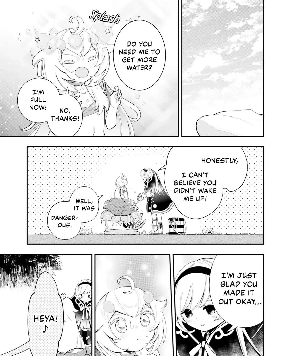 Shokubutsu Monster Musume Nikki ~Seijo datta Watashi ga Uragirareta Hate ni Aruraune ni Tensei Shite Shimatta node, kore kara wa Kougousei wo Shinagara Shizuka ni Shokubutsu Life wo Sugoshimasu~ Chapter 23 page 38