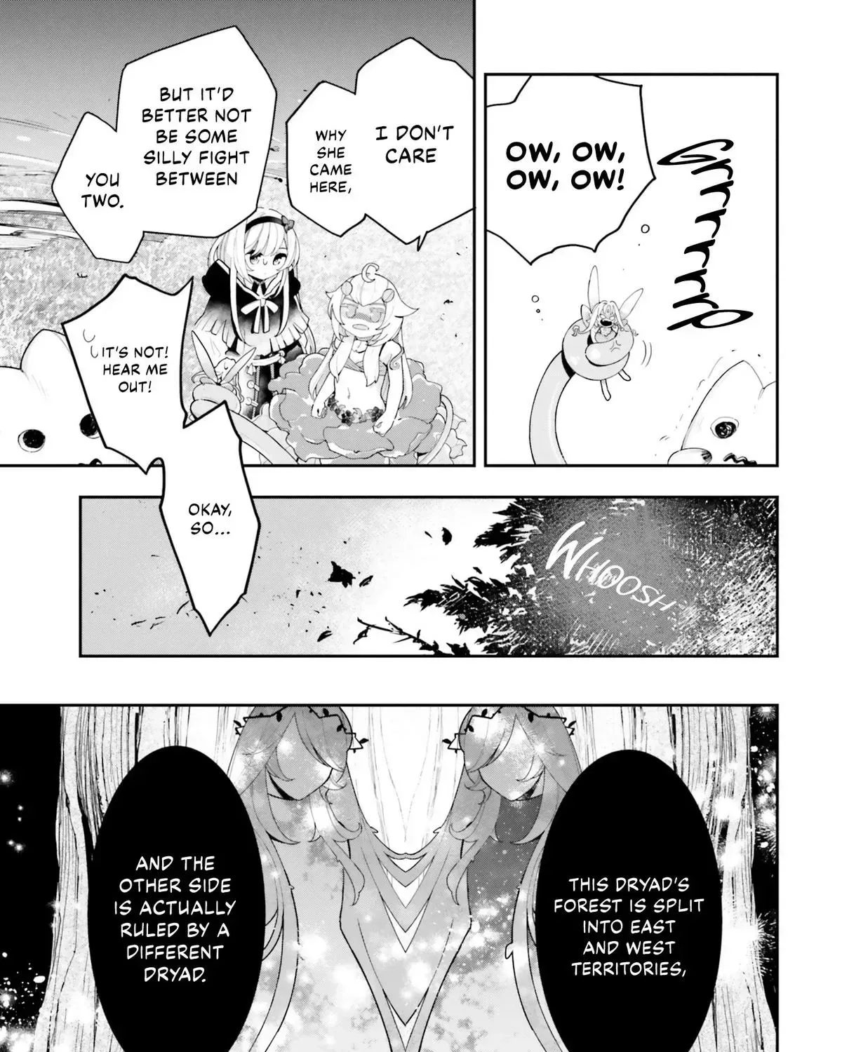 Shokubutsu Monster Musume Nikki ~Seijo datta Watashi ga Uragirareta Hate ni Aruraune ni Tensei Shite Shimatta node, kore kara wa Kougousei wo Shinagara Shizuka ni Shokubutsu Life wo Sugoshimasu~ Chapter 23 page 42