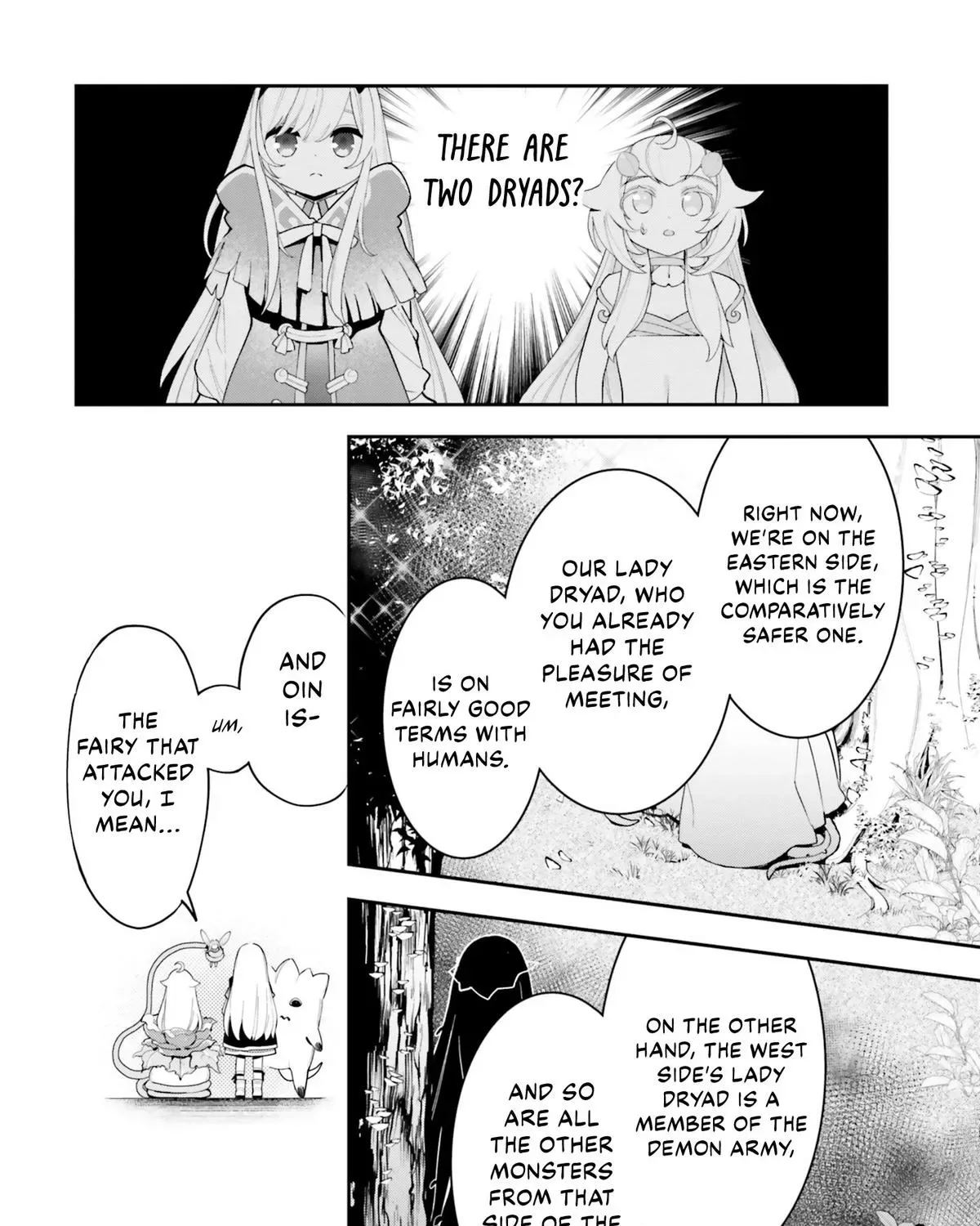 Shokubutsu Monster Musume Nikki ~Seijo datta Watashi ga Uragirareta Hate ni Aruraune ni Tensei Shite Shimatta node, kore kara wa Kougousei wo Shinagara Shizuka ni Shokubutsu Life wo Sugoshimasu~ Chapter 23 page 44