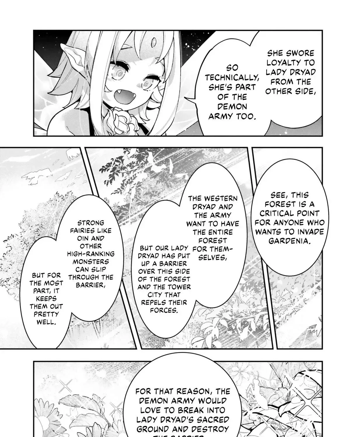 Shokubutsu Monster Musume Nikki ~Seijo datta Watashi ga Uragirareta Hate ni Aruraune ni Tensei Shite Shimatta node, kore kara wa Kougousei wo Shinagara Shizuka ni Shokubutsu Life wo Sugoshimasu~ Chapter 23 page 46