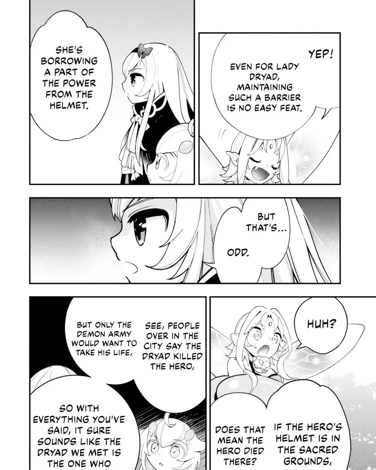 Shokubutsu Monster Musume Nikki ~Seijo datta Watashi ga Uragirareta Hate ni Aruraune ni Tensei Shite Shimatta node, kore kara wa Kougousei wo Shinagara Shizuka ni Shokubutsu Life wo Sugoshimasu~ Chapter 23 page 52