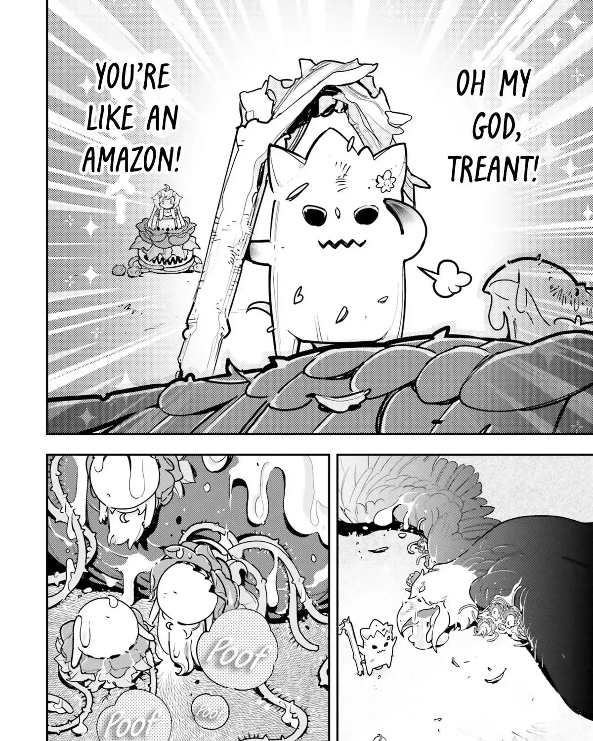 Shokubutsu Monster Musume Nikki ~Seijo datta Watashi ga Uragirareta Hate ni Aruraune ni Tensei Shite Shimatta node, kore kara wa Kougousei wo Shinagara Shizuka ni Shokubutsu Life wo Sugoshimasu~ Chapter 24 page 44