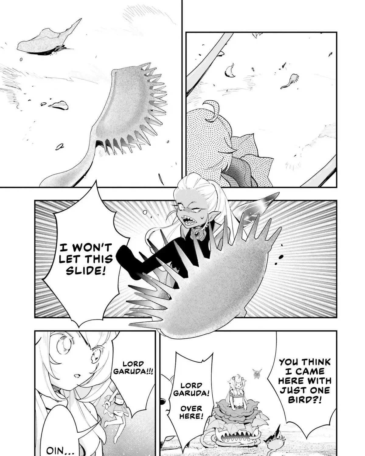 Shokubutsu Monster Musume Nikki ~Seijo datta Watashi ga Uragirareta Hate ni Aruraune ni Tensei Shite Shimatta node, kore kara wa Kougousei wo Shinagara Shizuka ni Shokubutsu Life wo Sugoshimasu~ Chapter 24 page 50