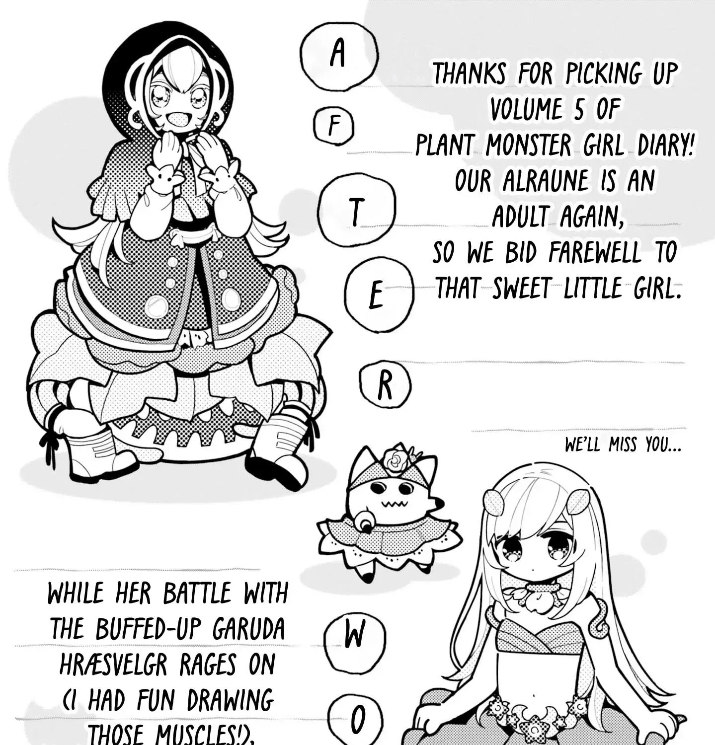 Shokubutsu Monster Musume Nikki ~Seijo datta Watashi ga Uragirareta Hate ni Aruraune ni Tensei Shite Shimatta node, kore kara wa Kougousei wo Shinagara Shizuka ni Shokubutsu Life wo Sugoshimasu~ Chapter 25.5 page 18