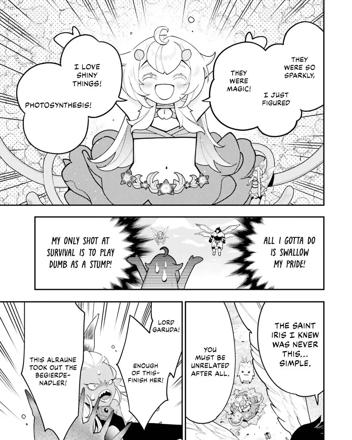 Shokubutsu Monster Musume Nikki ~Seijo datta Watashi ga Uragirareta Hate ni Aruraune ni Tensei Shite Shimatta node, kore kara wa Kougousei wo Shinagara Shizuka ni Shokubutsu Life wo Sugoshimasu~ Chapter 25 page 26