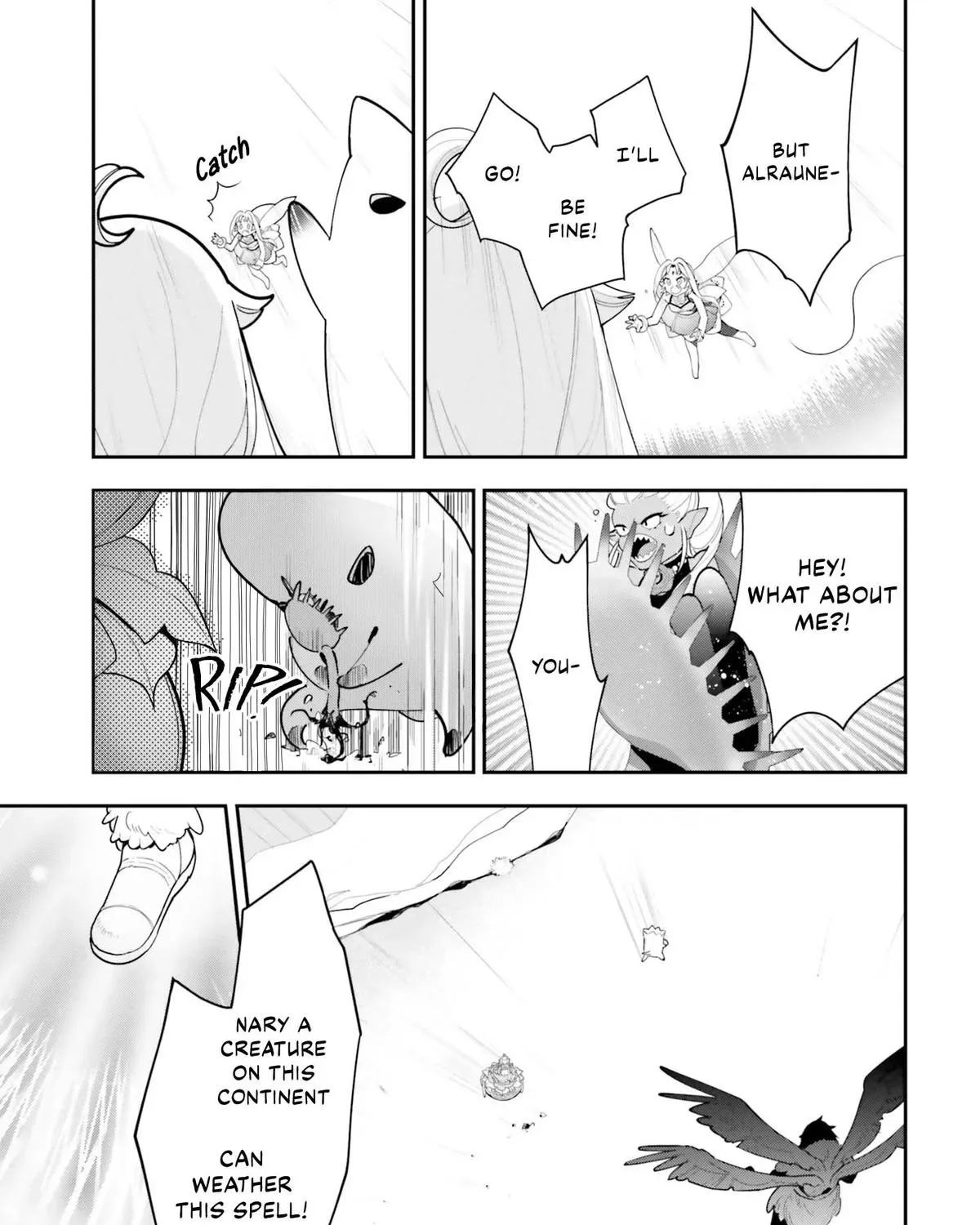 Shokubutsu Monster Musume Nikki ~Seijo datta Watashi ga Uragirareta Hate ni Aruraune ni Tensei Shite Shimatta node, kore kara wa Kougousei wo Shinagara Shizuka ni Shokubutsu Life wo Sugoshimasu~ Chapter 25 page 46