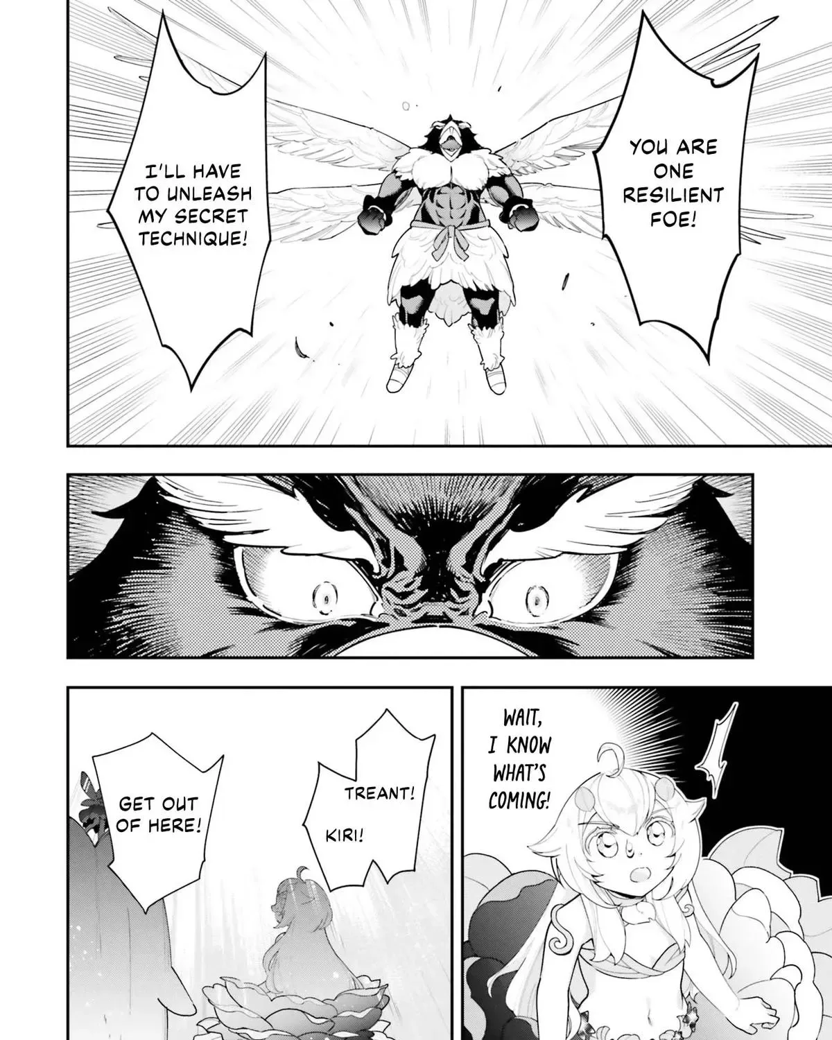 Shokubutsu Monster Musume Nikki ~Seijo datta Watashi ga Uragirareta Hate ni Aruraune ni Tensei Shite Shimatta node, kore kara wa Kougousei wo Shinagara Shizuka ni Shokubutsu Life wo Sugoshimasu~ Chapter 25 page 44
