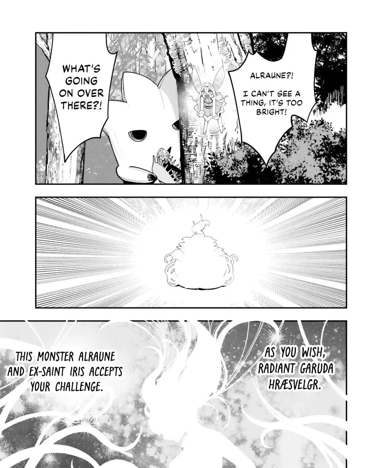 Shokubutsu Monster Musume Nikki ~Seijo datta Watashi ga Uragirareta Hate ni Aruraune ni Tensei Shite Shimatta node, kore kara wa Kougousei wo Shinagara Shizuka ni Shokubutsu Life wo Sugoshimasu~ Chapter 25 page 58