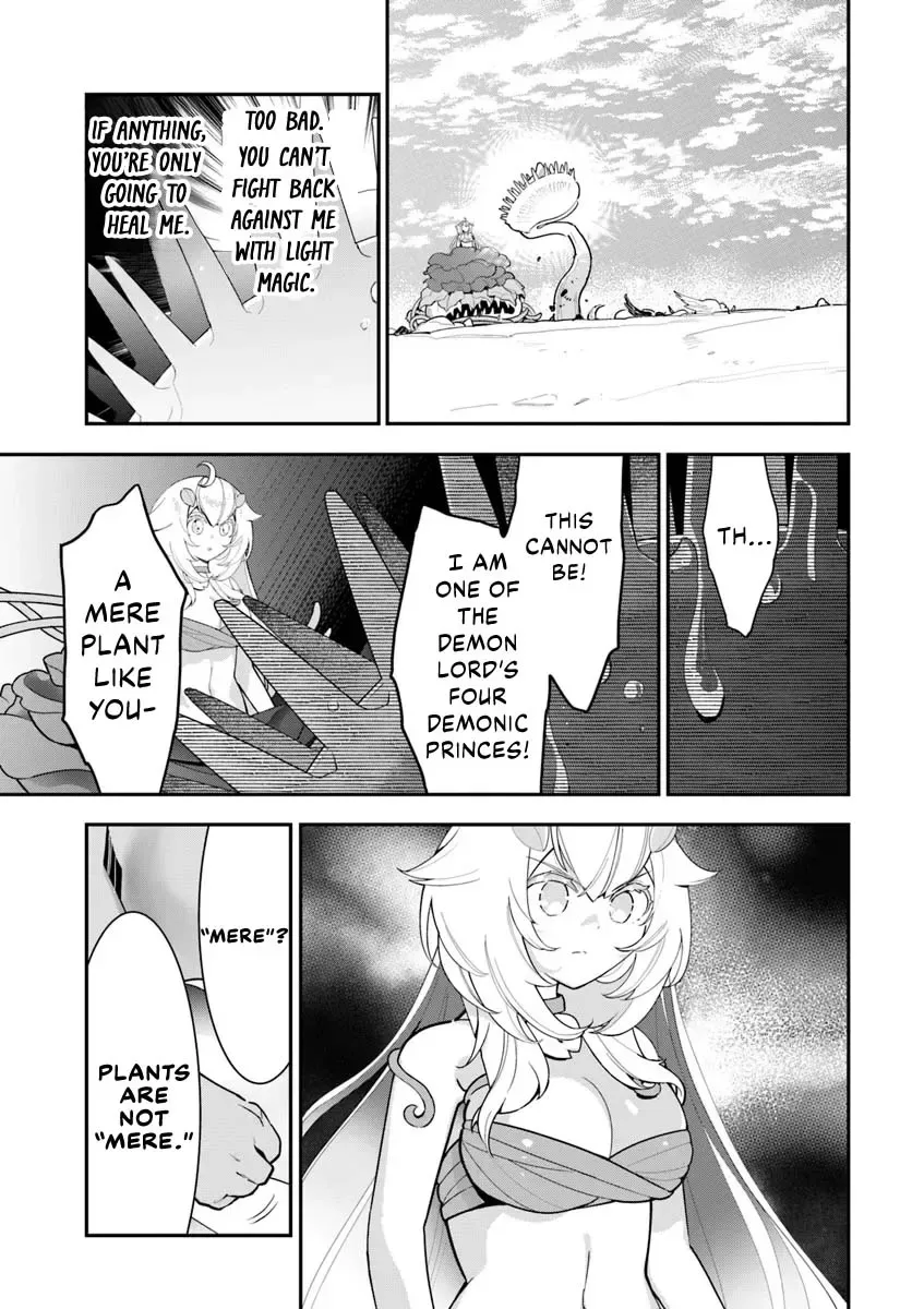 Shokubutsu Monster Musume Nikki ~Seijo datta Watashi ga Uragirareta Hate ni Aruraune ni Tensei Shite Shimatta node, kore kara wa Kougousei wo Shinagara Shizuka ni Shokubutsu Life wo Sugoshimasu~ Chapter 26 page 20
