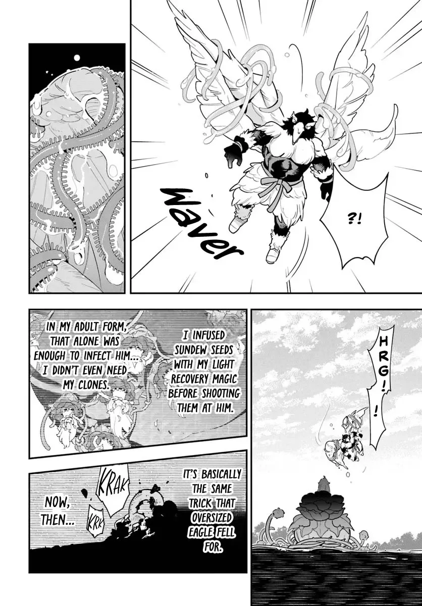 Shokubutsu Monster Musume Nikki ~Seijo datta Watashi ga Uragirareta Hate ni Aruraune ni Tensei Shite Shimatta node, kore kara wa Kougousei wo Shinagara Shizuka ni Shokubutsu Life wo Sugoshimasu~ Chapter 26 page 17