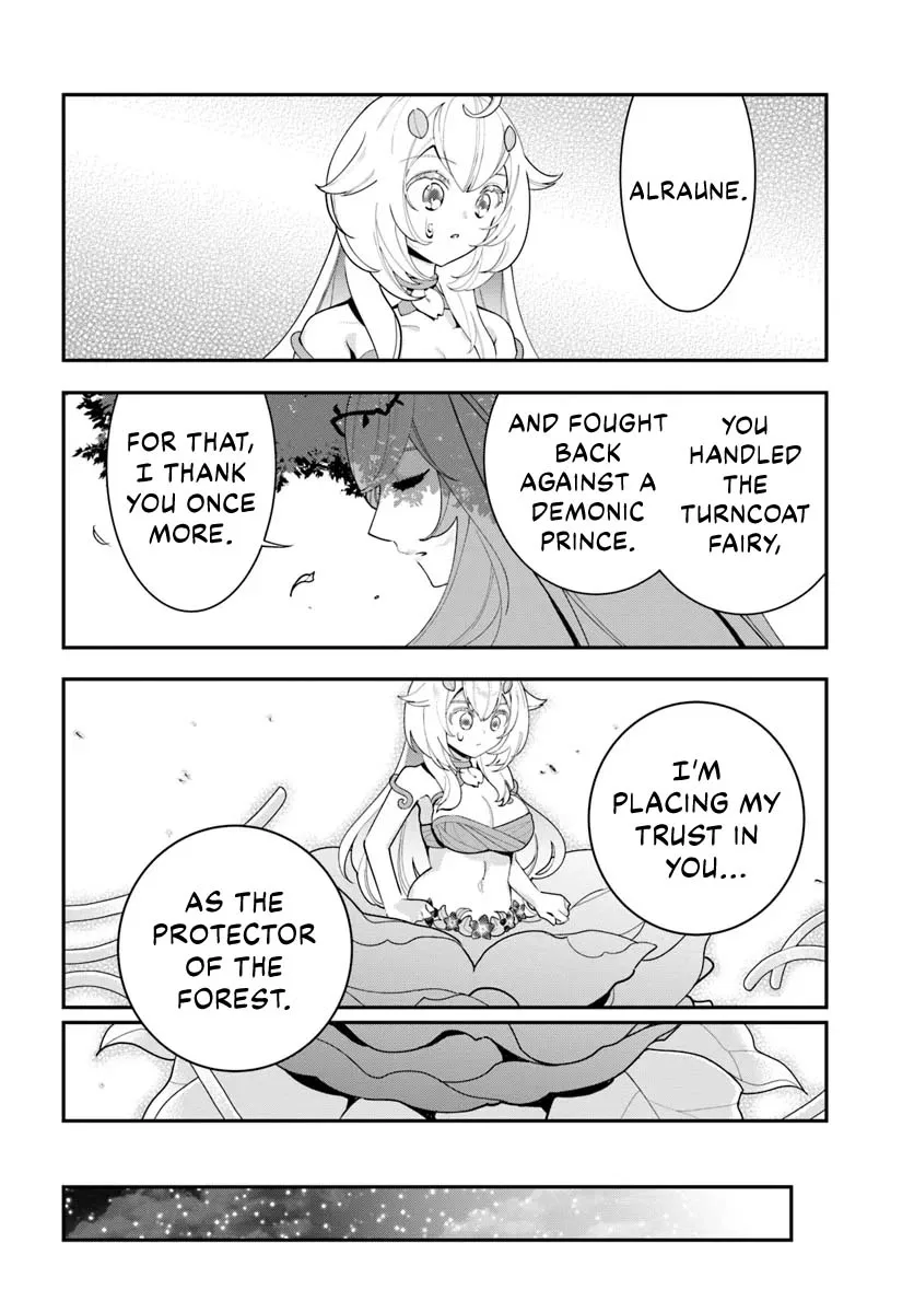 Shokubutsu Monster Musume Nikki ~Seijo datta Watashi ga Uragirareta Hate ni Aruraune ni Tensei Shite Shimatta node, kore kara wa Kougousei wo Shinagara Shizuka ni Shokubutsu Life wo Sugoshimasu~ Chapter 27 page 14