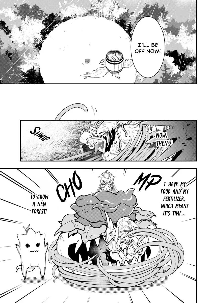 Shokubutsu Monster Musume Nikki ~Seijo datta Watashi ga Uragirareta Hate ni Aruraune ni Tensei Shite Shimatta node, kore kara wa Kougousei wo Shinagara Shizuka ni Shokubutsu Life wo Sugoshimasu~ Chapter 27 page 19
