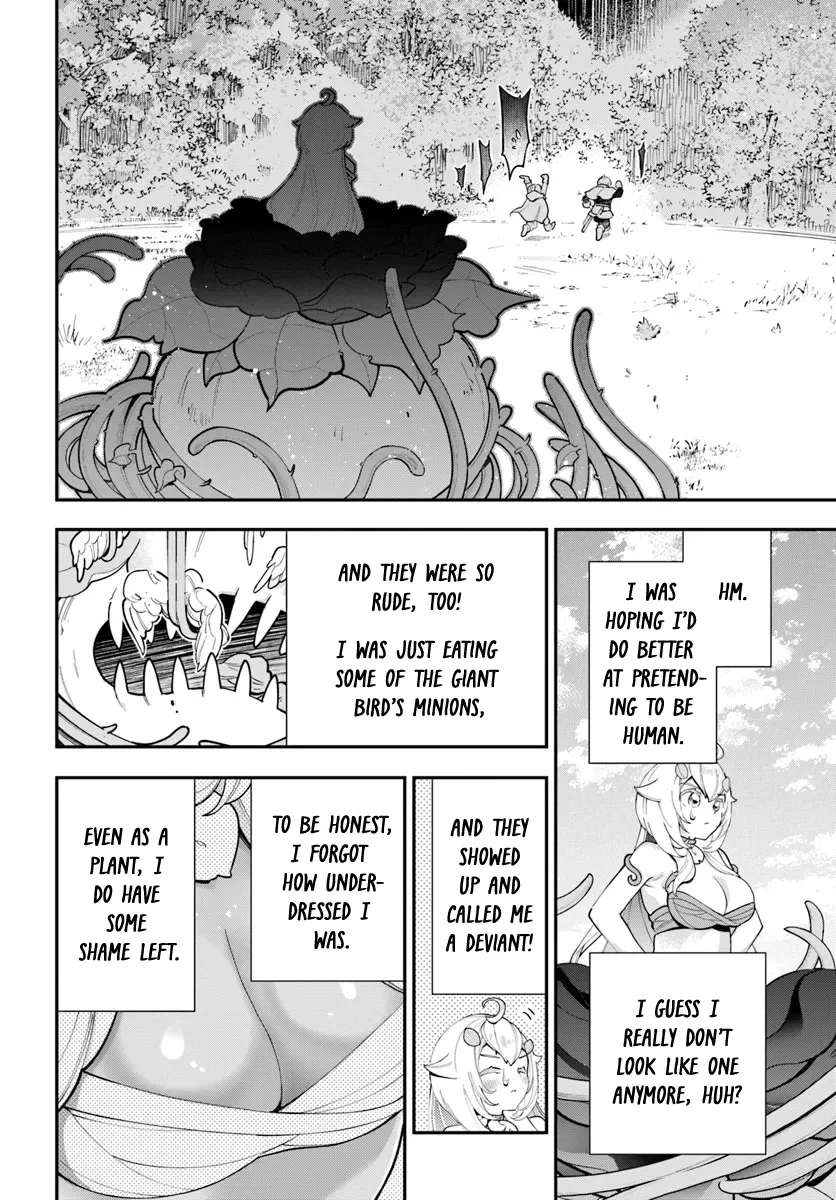Shokubutsu Monster Musume Nikki ~Seijo datta Watashi ga Uragirareta Hate ni Aruraune ni Tensei Shite Shimatta node, kore kara wa Kougousei wo Shinagara Shizuka ni Shokubutsu Life wo Sugoshimasu~ Chapter 28 page 9