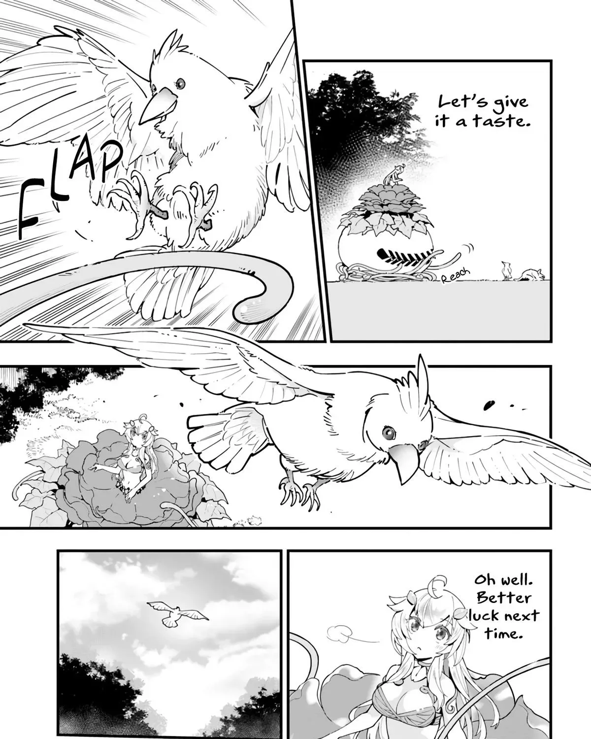Shokubutsu Monster Musume Nikki ~Seijo datta Watashi ga Uragirareta Hate ni Aruraune ni Tensei Shite Shimatta node, kore kara wa Kougousei wo Shinagara Shizuka ni Shokubutsu Life wo Sugoshimasu~ Chapter 3 page 19