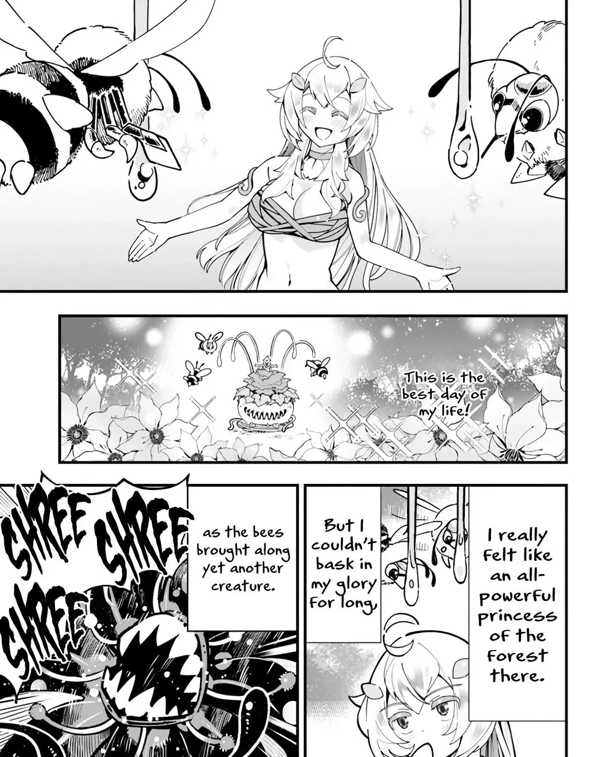Shokubutsu Monster Musume Nikki ~Seijo datta Watashi ga Uragirareta Hate ni Aruraune ni Tensei Shite Shimatta node, kore kara wa Kougousei wo Shinagara Shizuka ni Shokubutsu Life wo Sugoshimasu~ Chapter 3 page 43