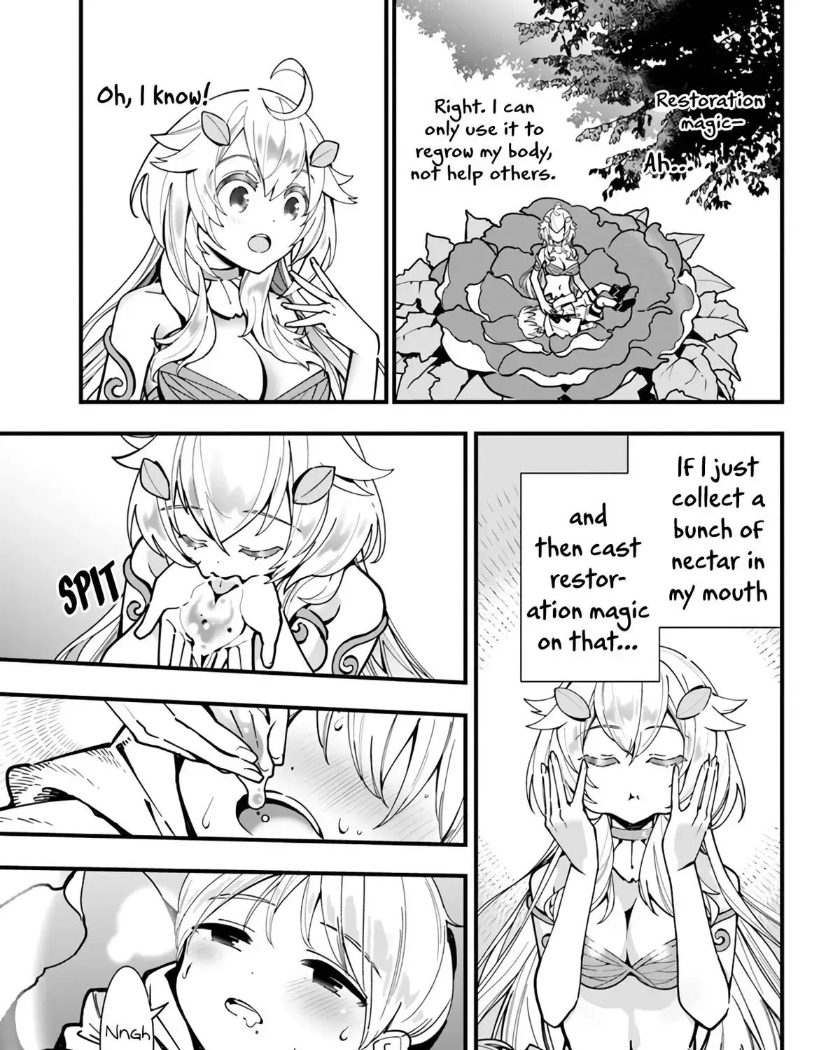 Shokubutsu Monster Musume Nikki ~Seijo datta Watashi ga Uragirareta Hate ni Aruraune ni Tensei Shite Shimatta node, kore kara wa Kougousei wo Shinagara Shizuka ni Shokubutsu Life wo Sugoshimasu~ Chapter 4 page 11