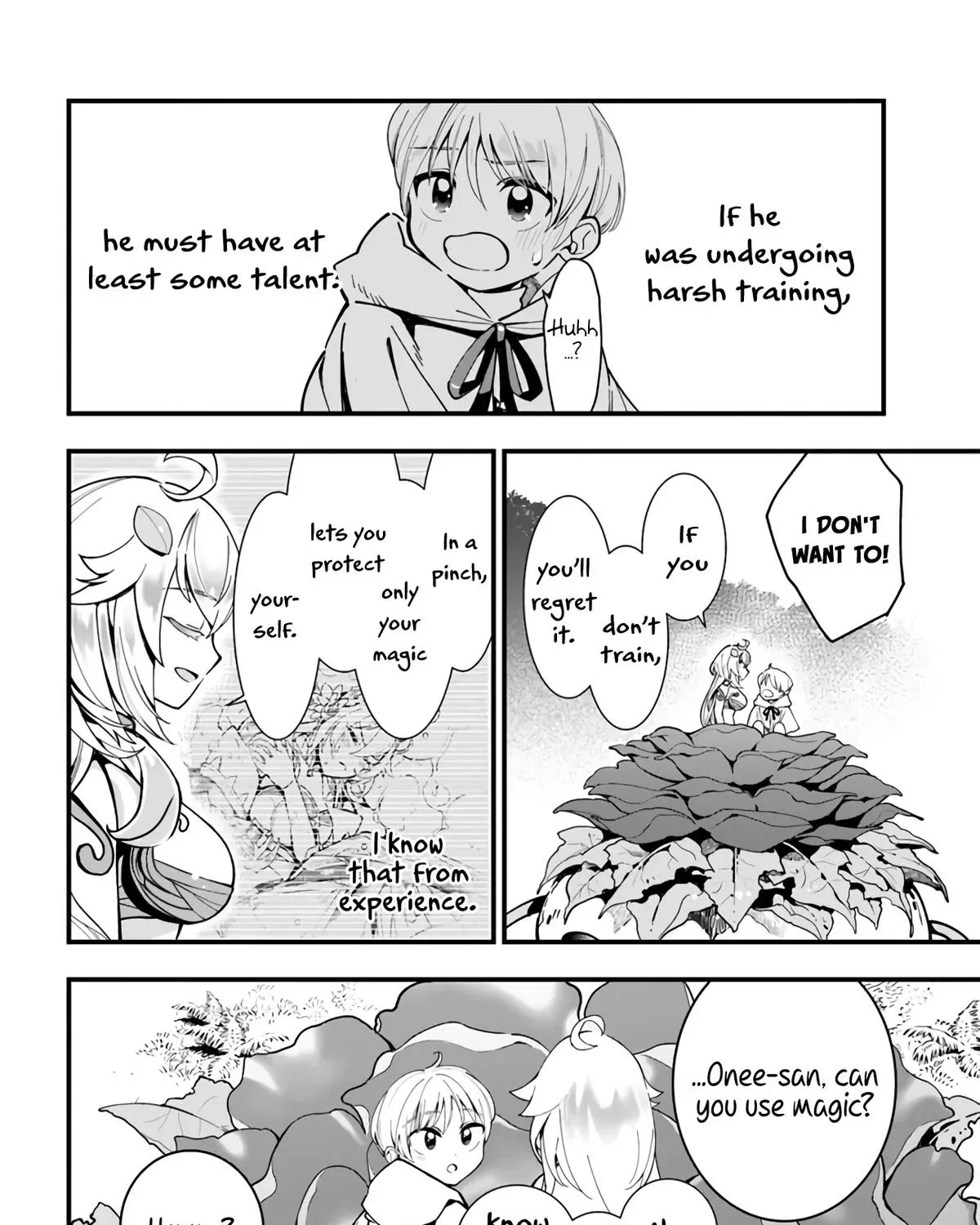 Shokubutsu Monster Musume Nikki ~Seijo datta Watashi ga Uragirareta Hate ni Aruraune ni Tensei Shite Shimatta node, kore kara wa Kougousei wo Shinagara Shizuka ni Shokubutsu Life wo Sugoshimasu~ Chapter 4 page 41