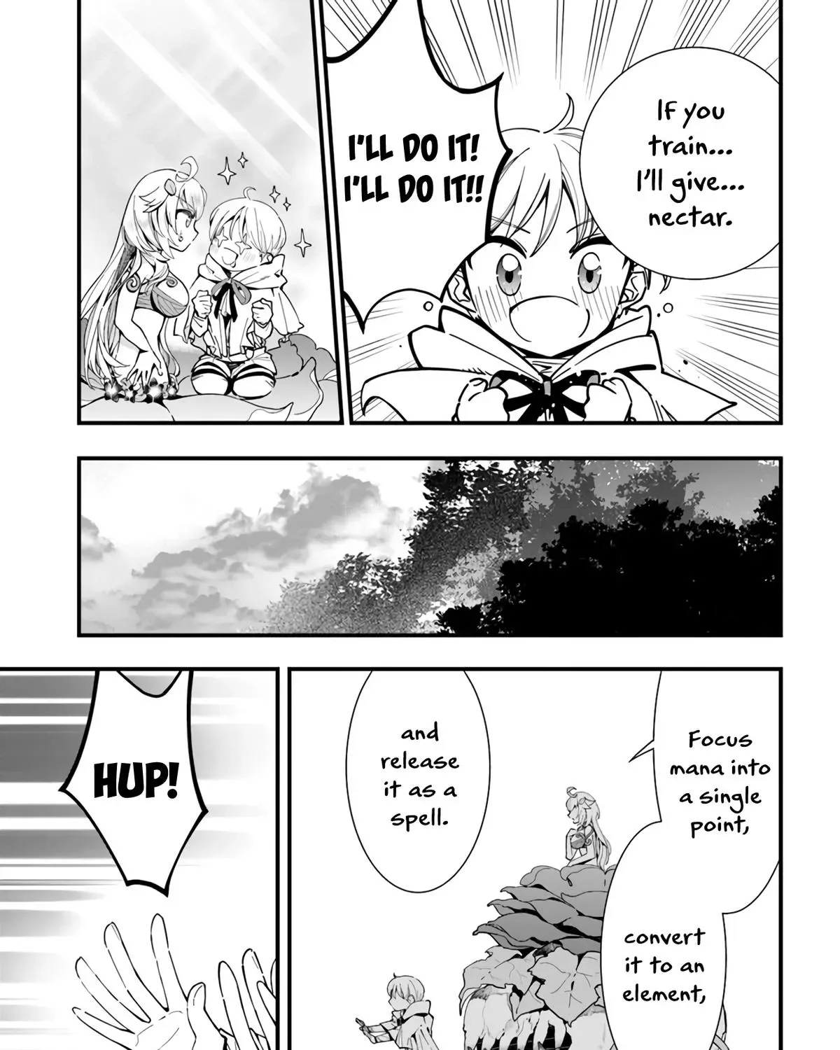 Shokubutsu Monster Musume Nikki ~Seijo datta Watashi ga Uragirareta Hate ni Aruraune ni Tensei Shite Shimatta node, kore kara wa Kougousei wo Shinagara Shizuka ni Shokubutsu Life wo Sugoshimasu~ Chapter 4 page 43