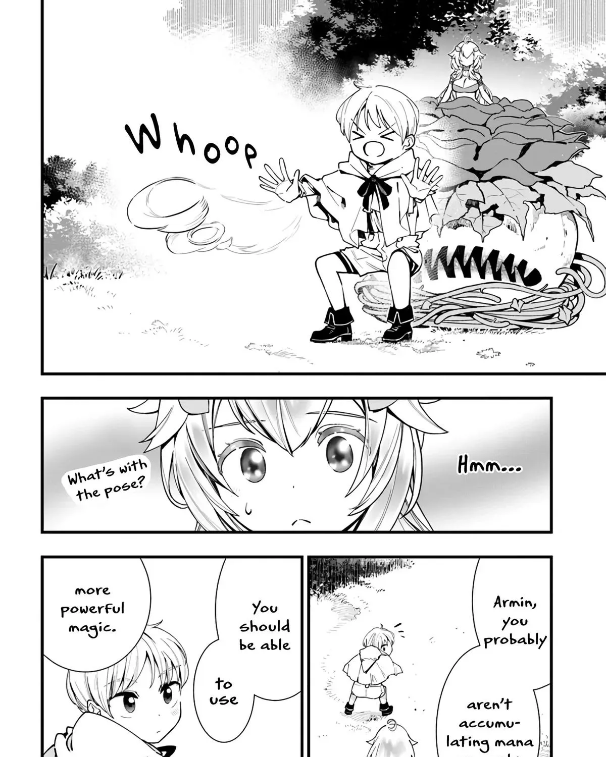 Shokubutsu Monster Musume Nikki ~Seijo datta Watashi ga Uragirareta Hate ni Aruraune ni Tensei Shite Shimatta node, kore kara wa Kougousei wo Shinagara Shizuka ni Shokubutsu Life wo Sugoshimasu~ Chapter 4 page 45