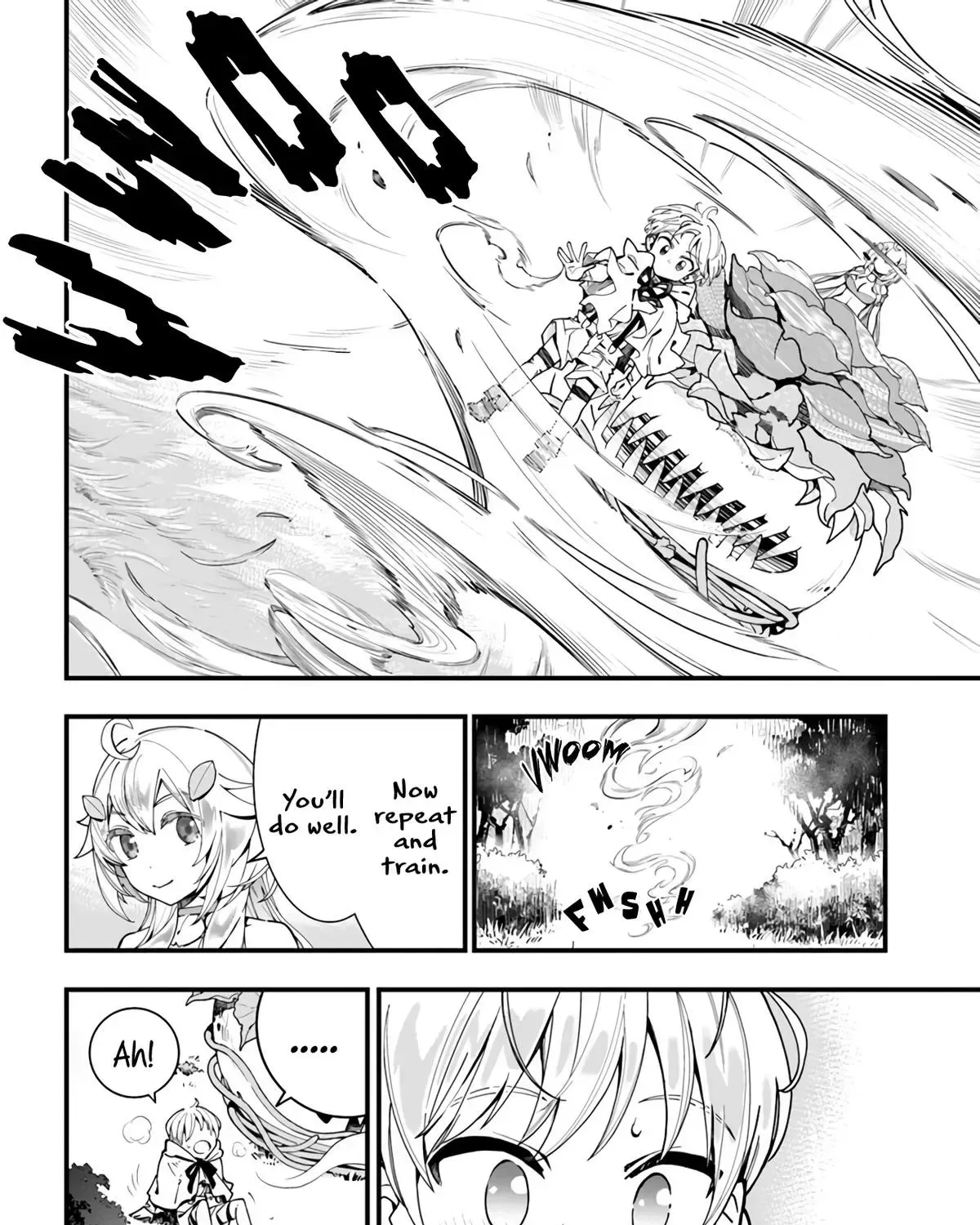Shokubutsu Monster Musume Nikki ~Seijo datta Watashi ga Uragirareta Hate ni Aruraune ni Tensei Shite Shimatta node, kore kara wa Kougousei wo Shinagara Shizuka ni Shokubutsu Life wo Sugoshimasu~ Chapter 4 page 49