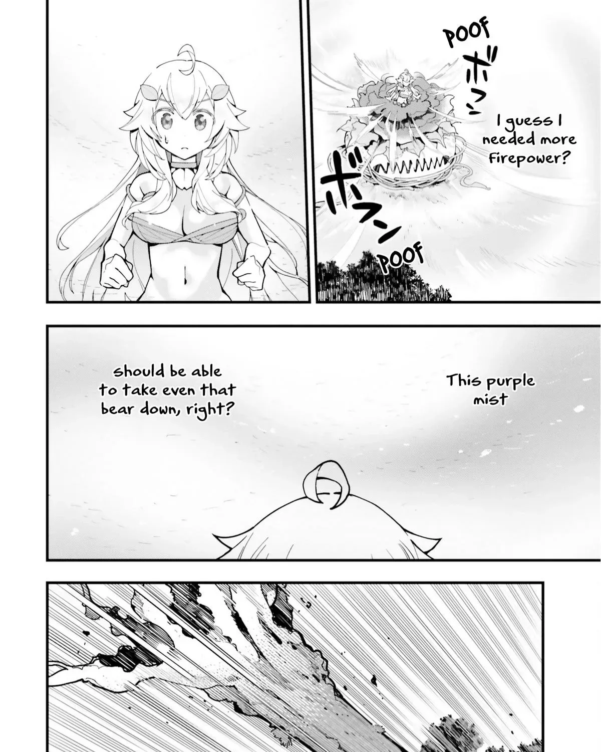 Shokubutsu Monster Musume Nikki ~Seijo datta Watashi ga Uragirareta Hate ni Aruraune ni Tensei Shite Shimatta node, kore kara wa Kougousei wo Shinagara Shizuka ni Shokubutsu Life wo Sugoshimasu~ Chapter 5 page 45