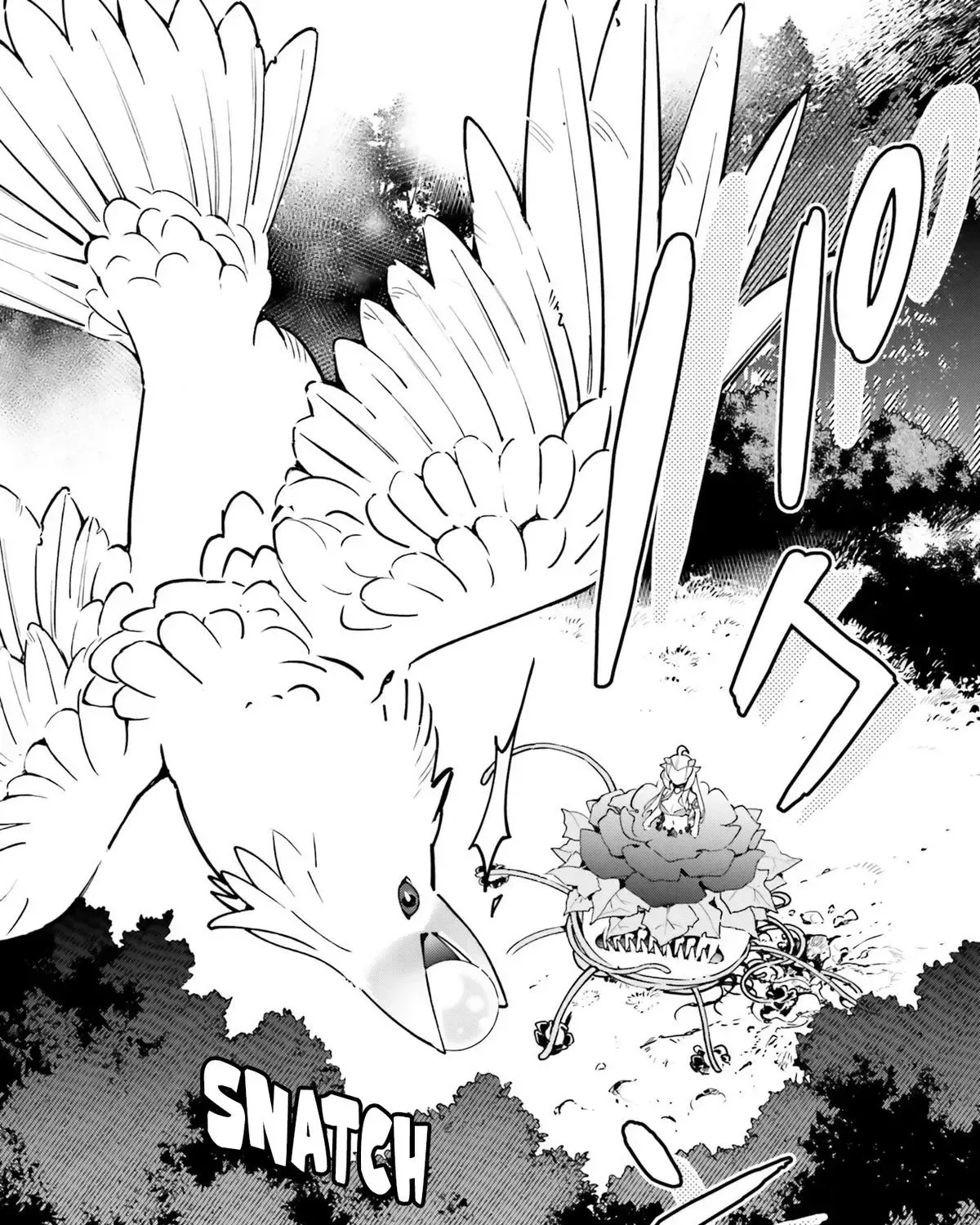 Shokubutsu Monster Musume Nikki ~Seijo datta Watashi ga Uragirareta Hate ni Aruraune ni Tensei Shite Shimatta node, kore kara wa Kougousei wo Shinagara Shizuka ni Shokubutsu Life wo Sugoshimasu~ Chapter 6 page 43