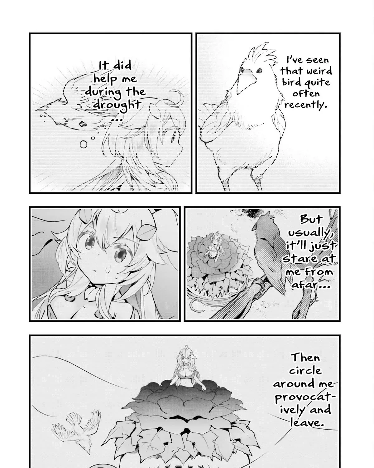 Shokubutsu Monster Musume Nikki ~Seijo datta Watashi ga Uragirareta Hate ni Aruraune ni Tensei Shite Shimatta node, kore kara wa Kougousei wo Shinagara Shizuka ni Shokubutsu Life wo Sugoshimasu~ Chapter 6 page 55