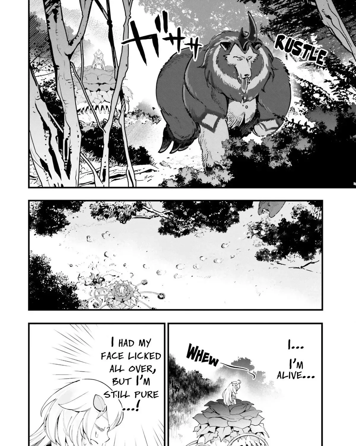 Shokubutsu Monster Musume Nikki ~Seijo datta Watashi ga Uragirareta Hate ni Aruraune ni Tensei Shite Shimatta node, kore kara wa Kougousei wo Shinagara Shizuka ni Shokubutsu Life wo Sugoshimasu~ Chapter 6 page 51