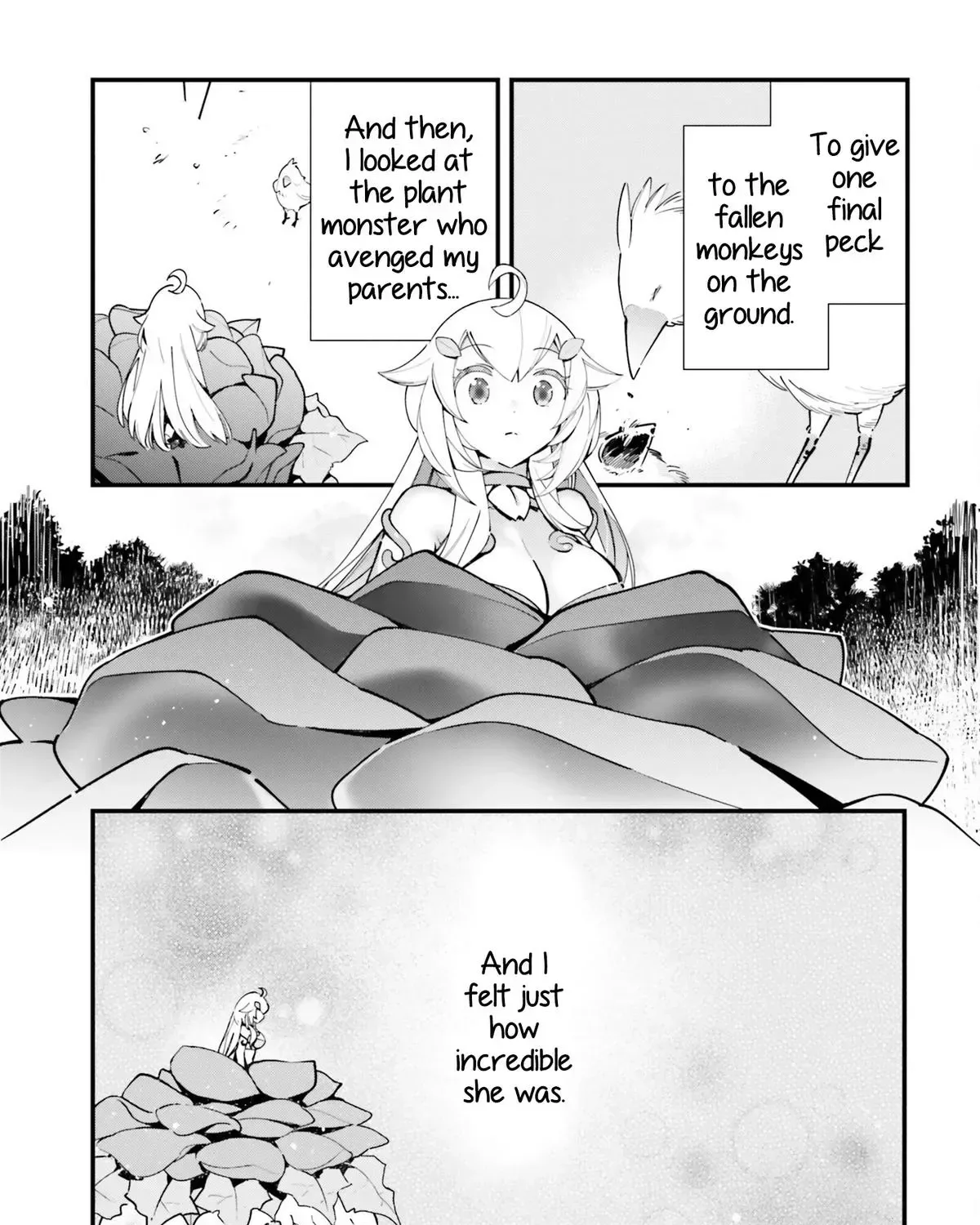 Shokubutsu Monster Musume Nikki ~Seijo datta Watashi ga Uragirareta Hate ni Aruraune ni Tensei Shite Shimatta node, kore kara wa Kougousei wo Shinagara Shizuka ni Shokubutsu Life wo Sugoshimasu~ Chapter 7 page 15