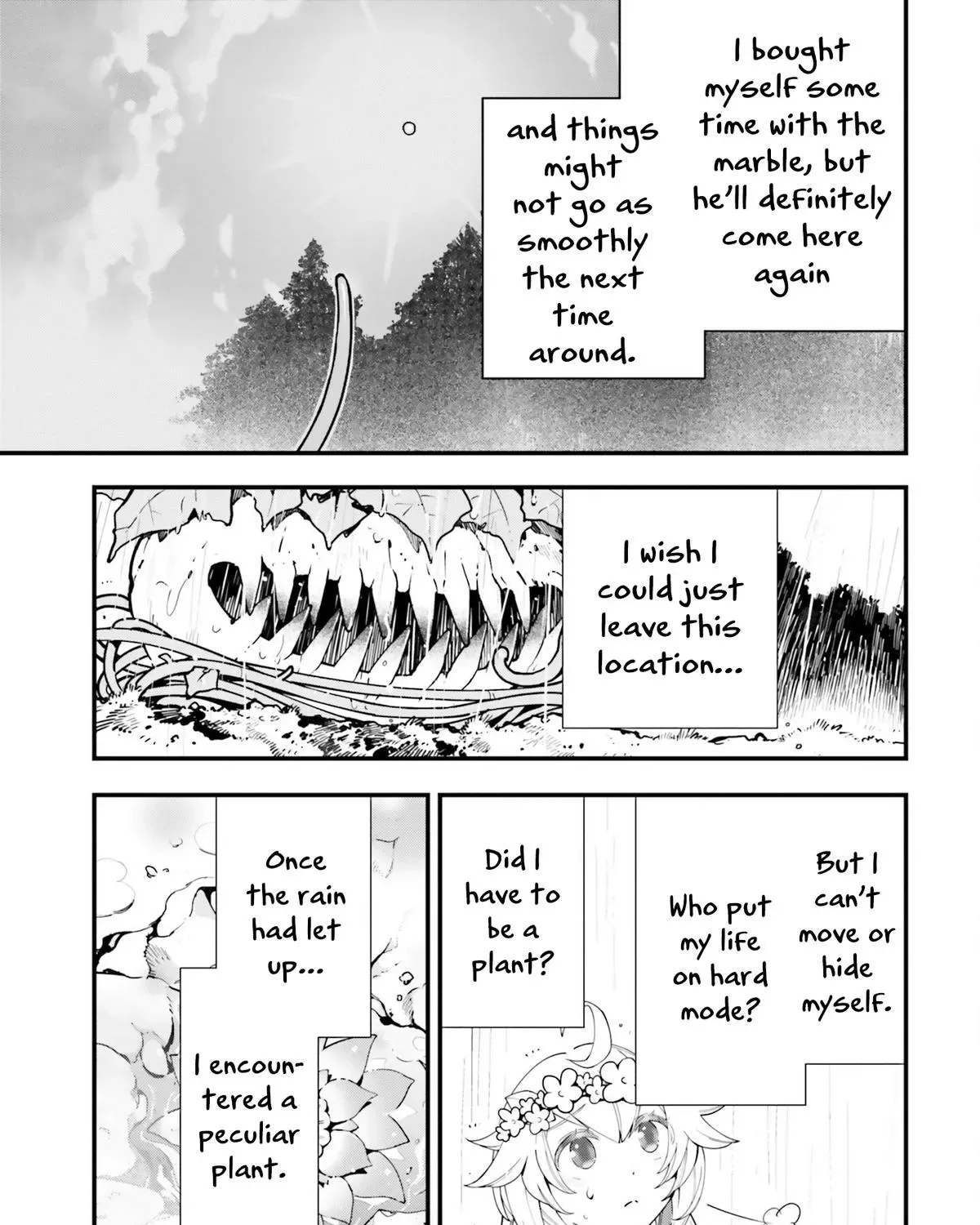 Shokubutsu Monster Musume Nikki ~Seijo datta Watashi ga Uragirareta Hate ni Aruraune ni Tensei Shite Shimatta node, kore kara wa Kougousei wo Shinagara Shizuka ni Shokubutsu Life wo Sugoshimasu~ Chapter 7 page 27
