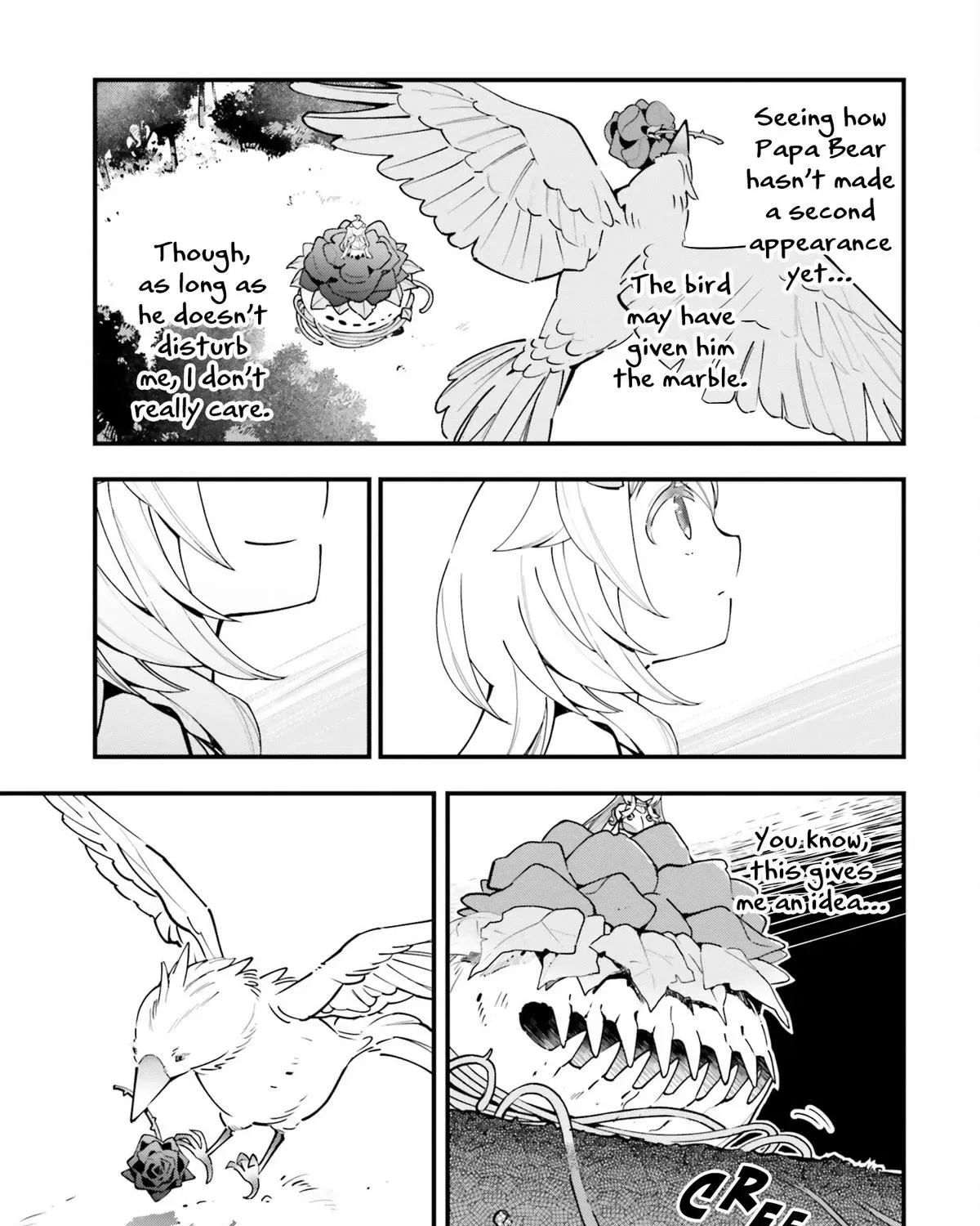 Shokubutsu Monster Musume Nikki ~Seijo datta Watashi ga Uragirareta Hate ni Aruraune ni Tensei Shite Shimatta node, kore kara wa Kougousei wo Shinagara Shizuka ni Shokubutsu Life wo Sugoshimasu~ Chapter 7 page 35