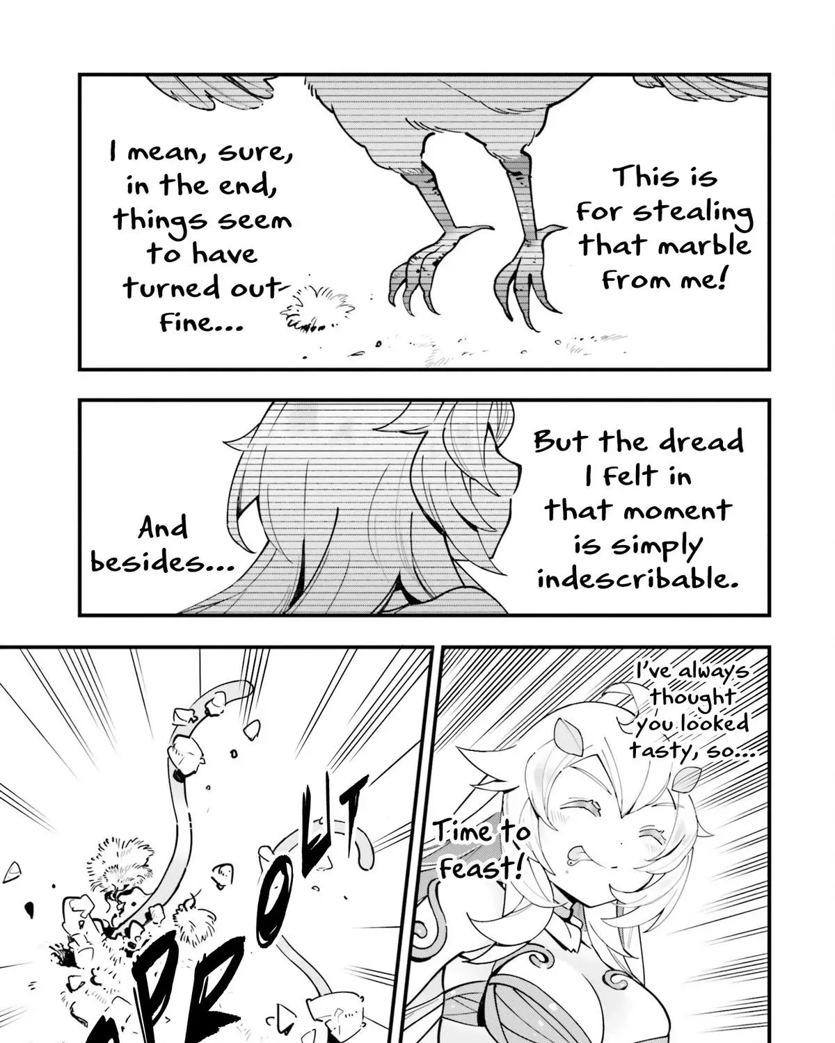 Shokubutsu Monster Musume Nikki ~Seijo datta Watashi ga Uragirareta Hate ni Aruraune ni Tensei Shite Shimatta node, kore kara wa Kougousei wo Shinagara Shizuka ni Shokubutsu Life wo Sugoshimasu~ Chapter 7 page 39