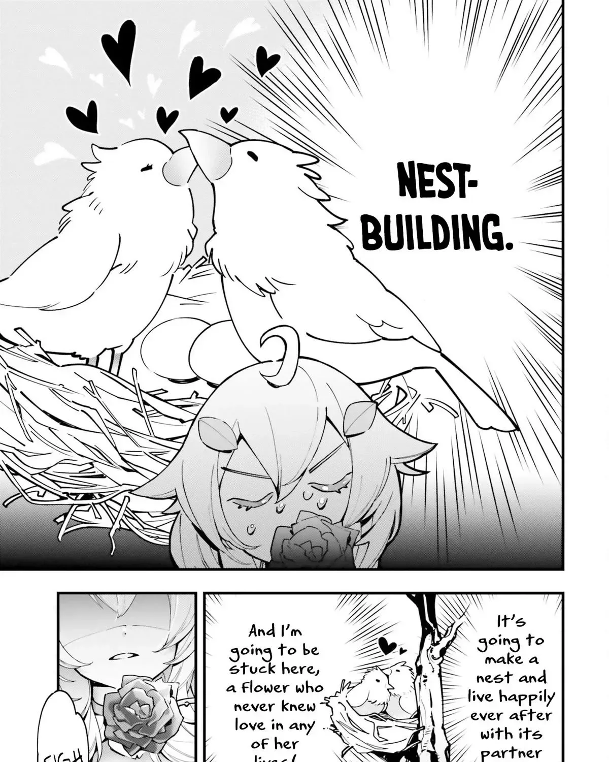 Shokubutsu Monster Musume Nikki ~Seijo datta Watashi ga Uragirareta Hate ni Aruraune ni Tensei Shite Shimatta node, kore kara wa Kougousei wo Shinagara Shizuka ni Shokubutsu Life wo Sugoshimasu~ Chapter 7 page 47