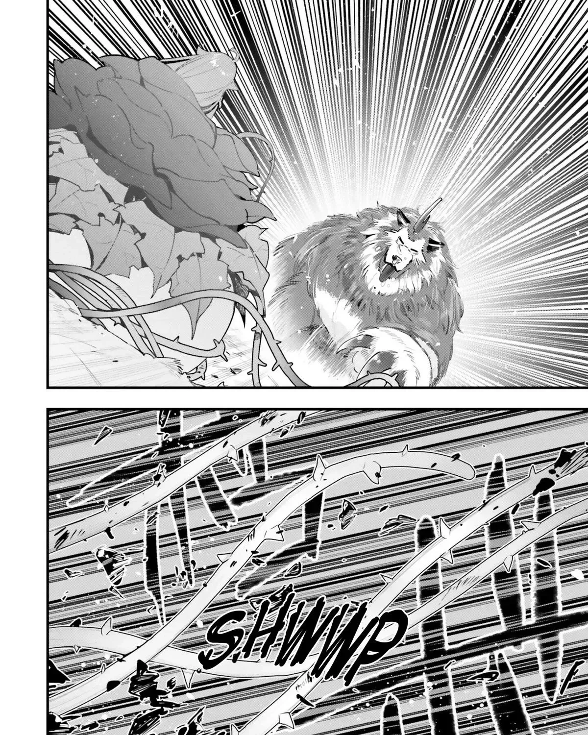 Shokubutsu Monster Musume Nikki ~Seijo datta Watashi ga Uragirareta Hate ni Aruraune ni Tensei Shite Shimatta node, kore kara wa Kougousei wo Shinagara Shizuka ni Shokubutsu Life wo Sugoshimasu~ Chapter 8 page 43