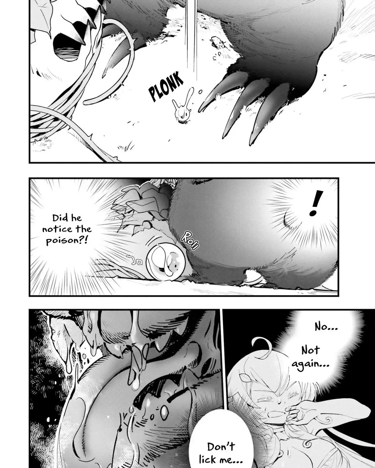 Shokubutsu Monster Musume Nikki ~Seijo datta Watashi ga Uragirareta Hate ni Aruraune ni Tensei Shite Shimatta node, kore kara wa Kougousei wo Shinagara Shizuka ni Shokubutsu Life wo Sugoshimasu~ Chapter 8 page 55